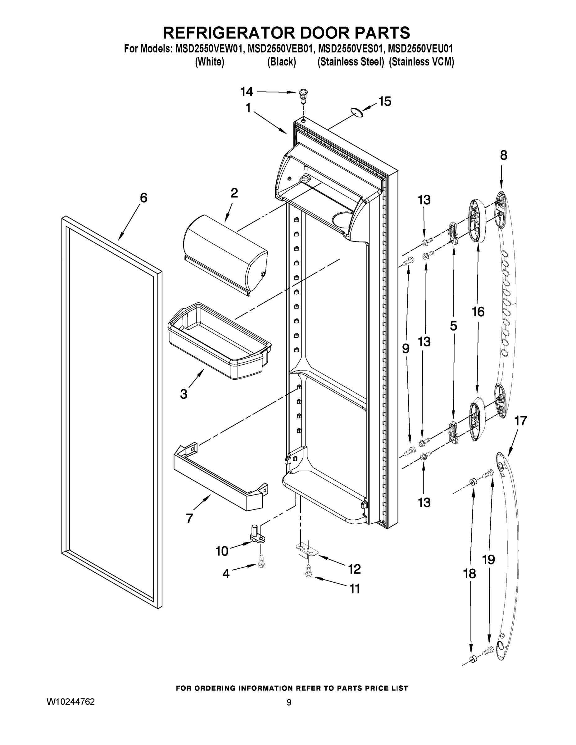 06 - REFRIGERATOR DOOR PARTS