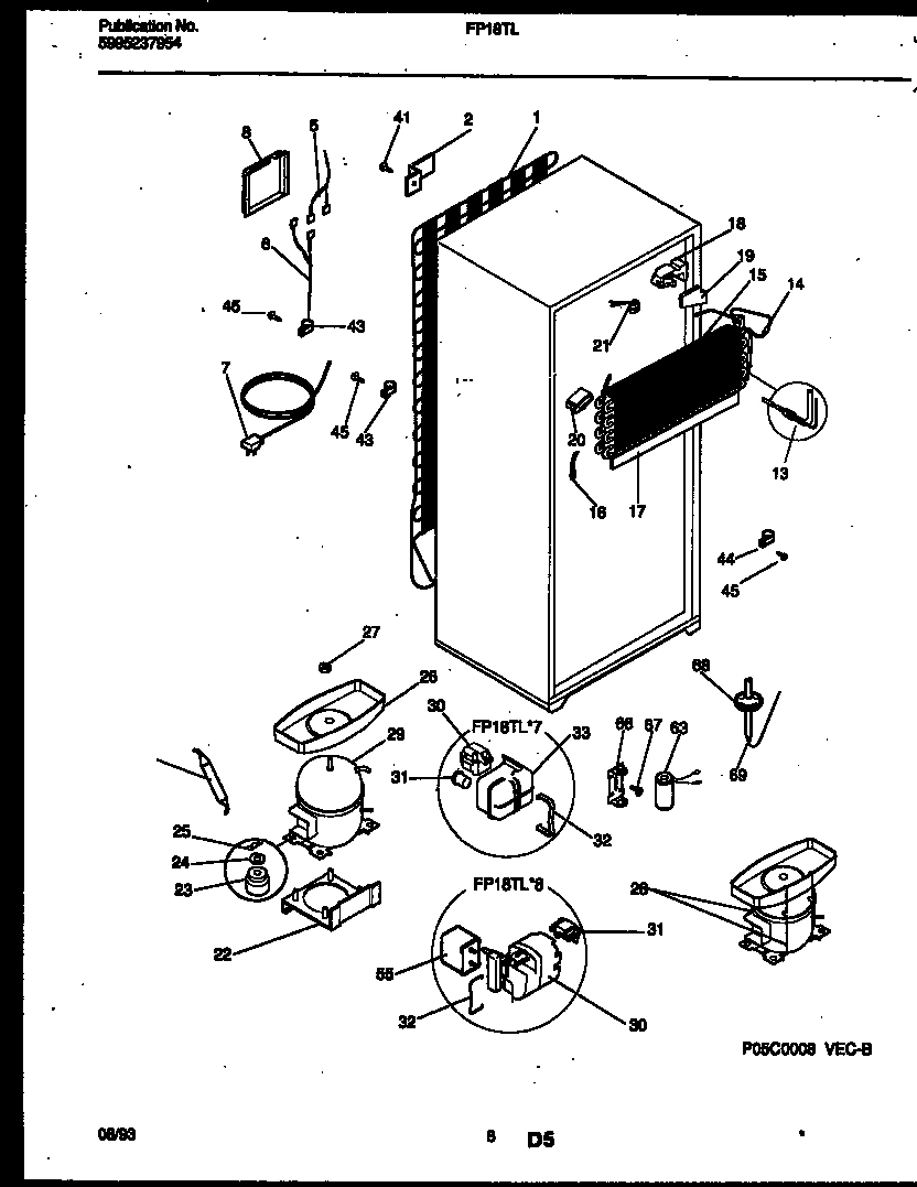 05 - SYSTEM AND AUTOMATIC DEFROST PARTS