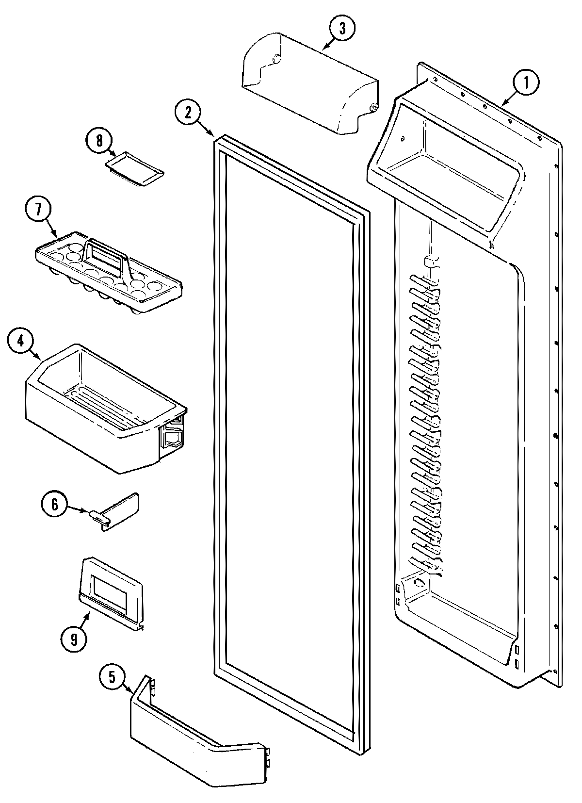 06 - FRESH FOOD INNER DOOR (JCB2388ARQ)