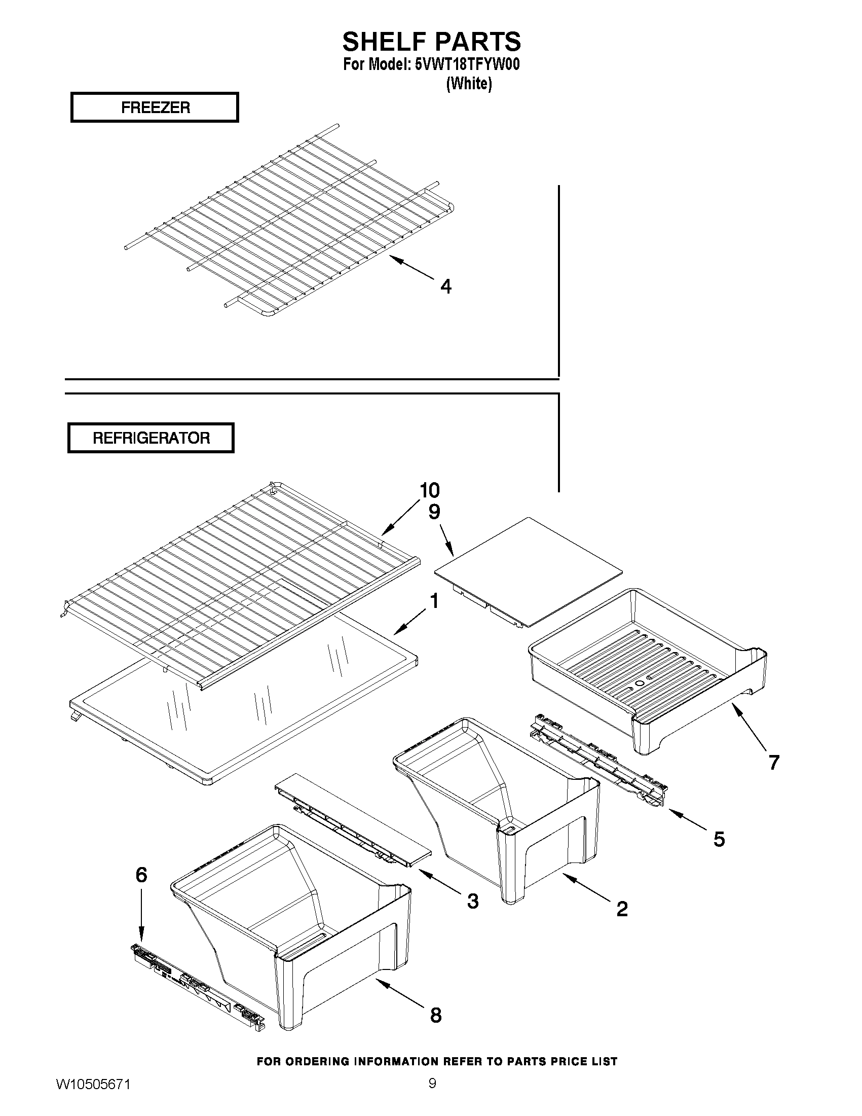 05 - SHELF PARTS
