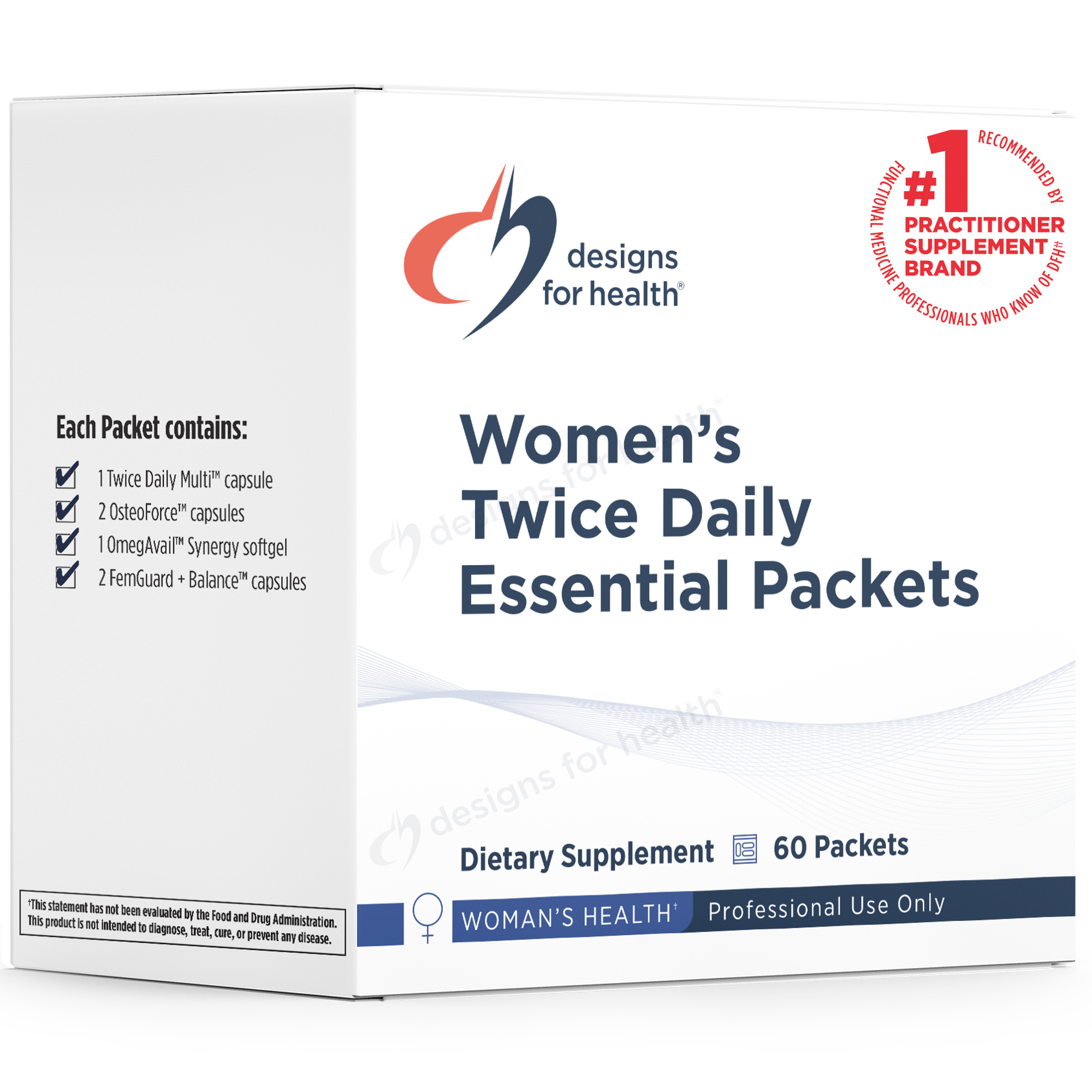 Womens Twice A Day Essential Designs for Health supplement