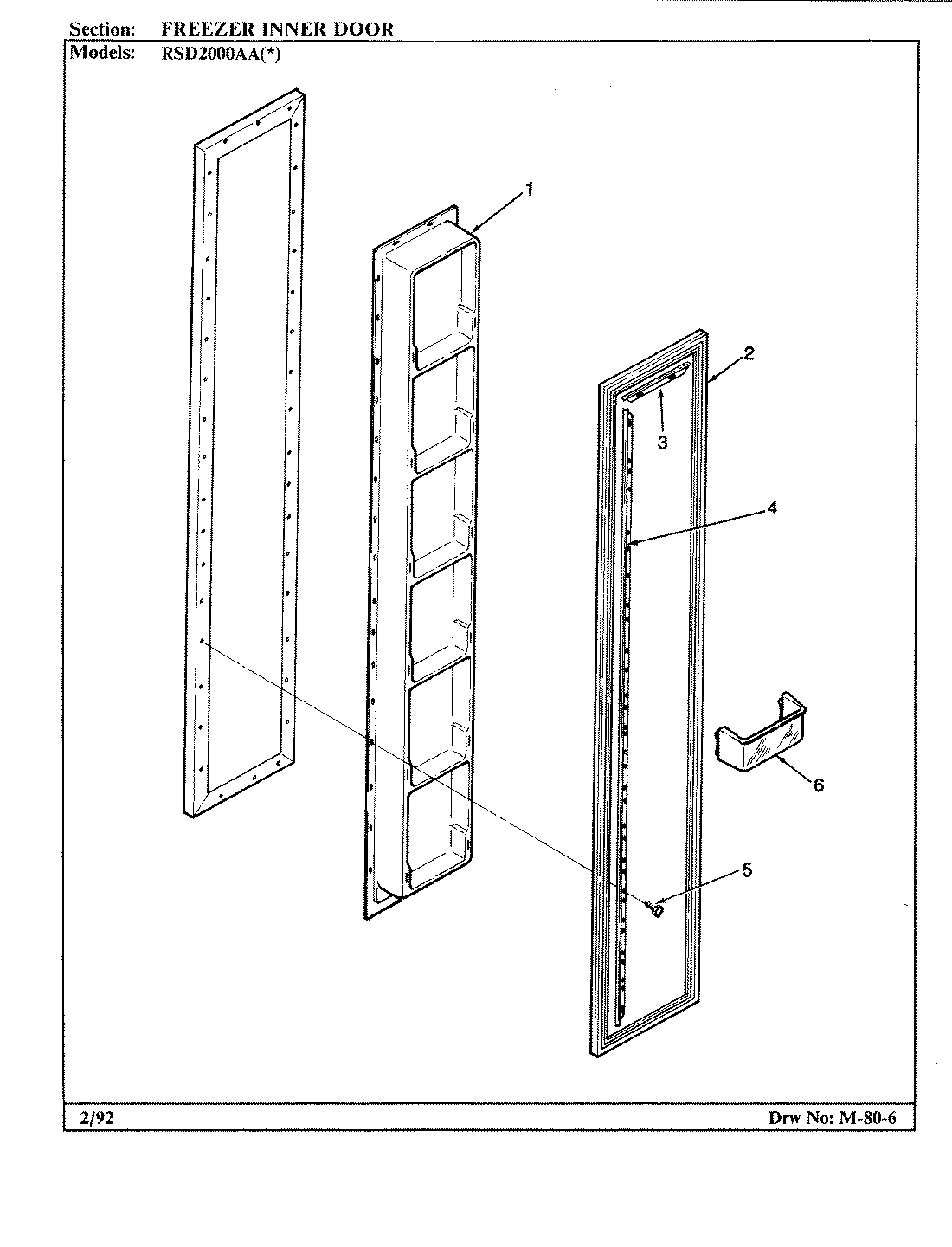 02 - FREEZER INNER DOOR