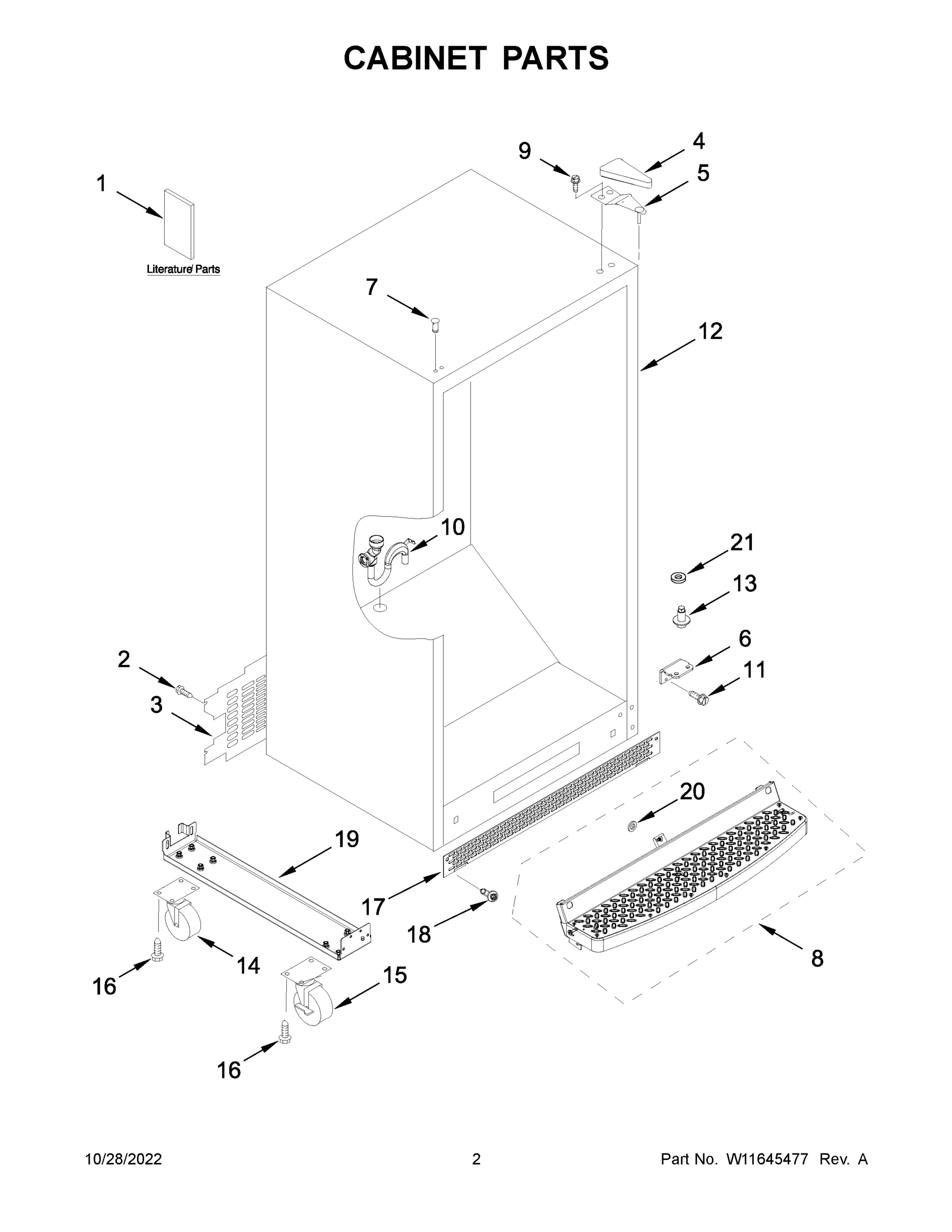 02 - CABINET PARTS