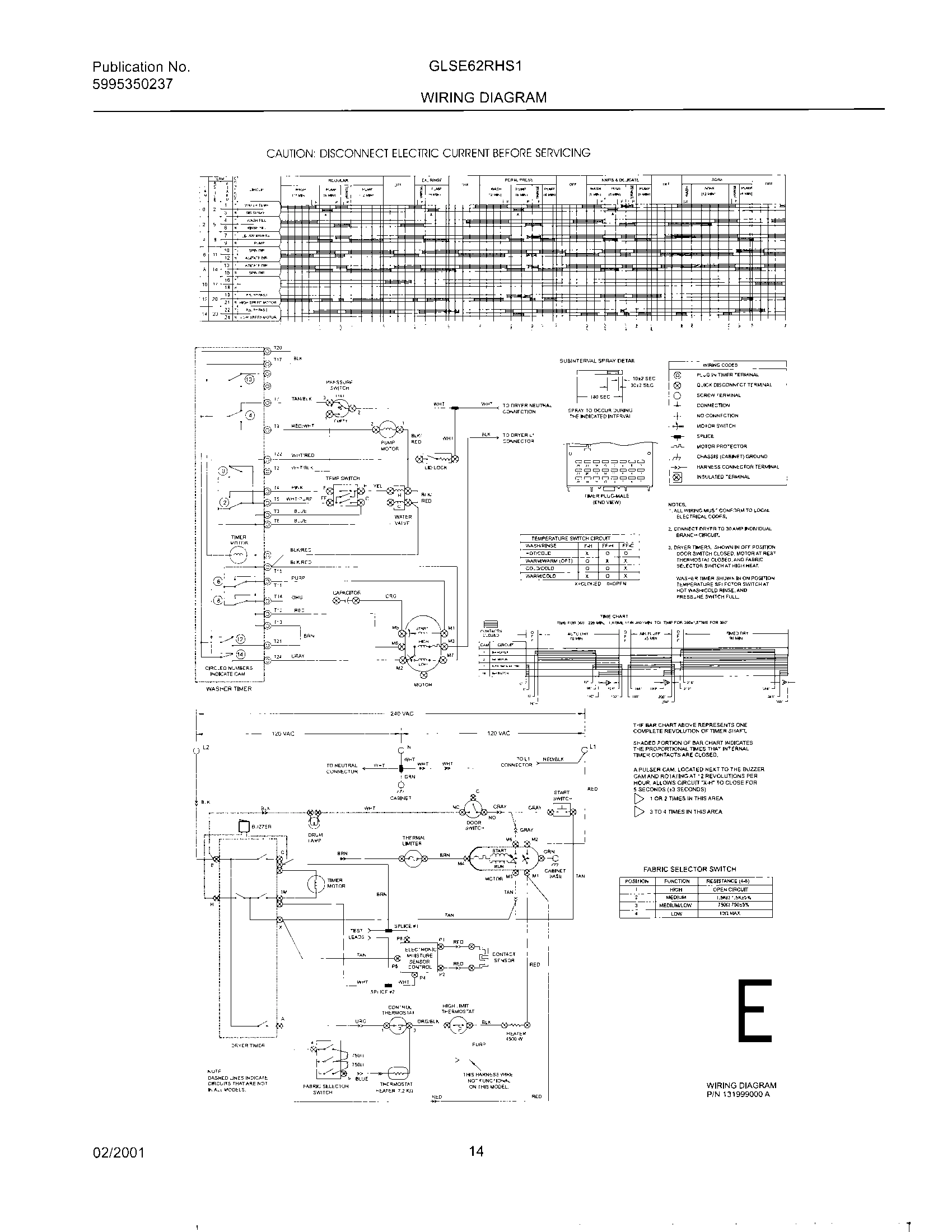 14 - 131990000 WIRING DIAGRAM