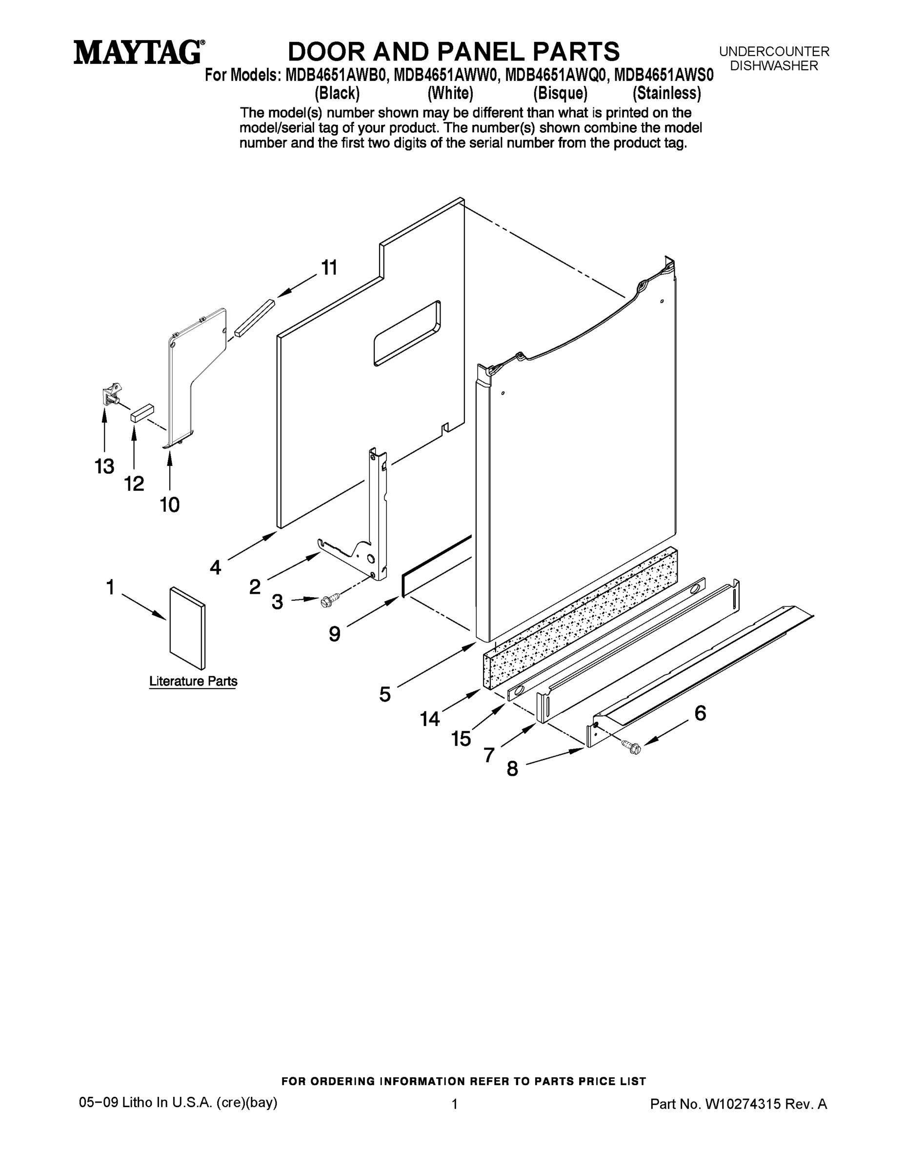 01 - DOOR AND PANEL PARTS