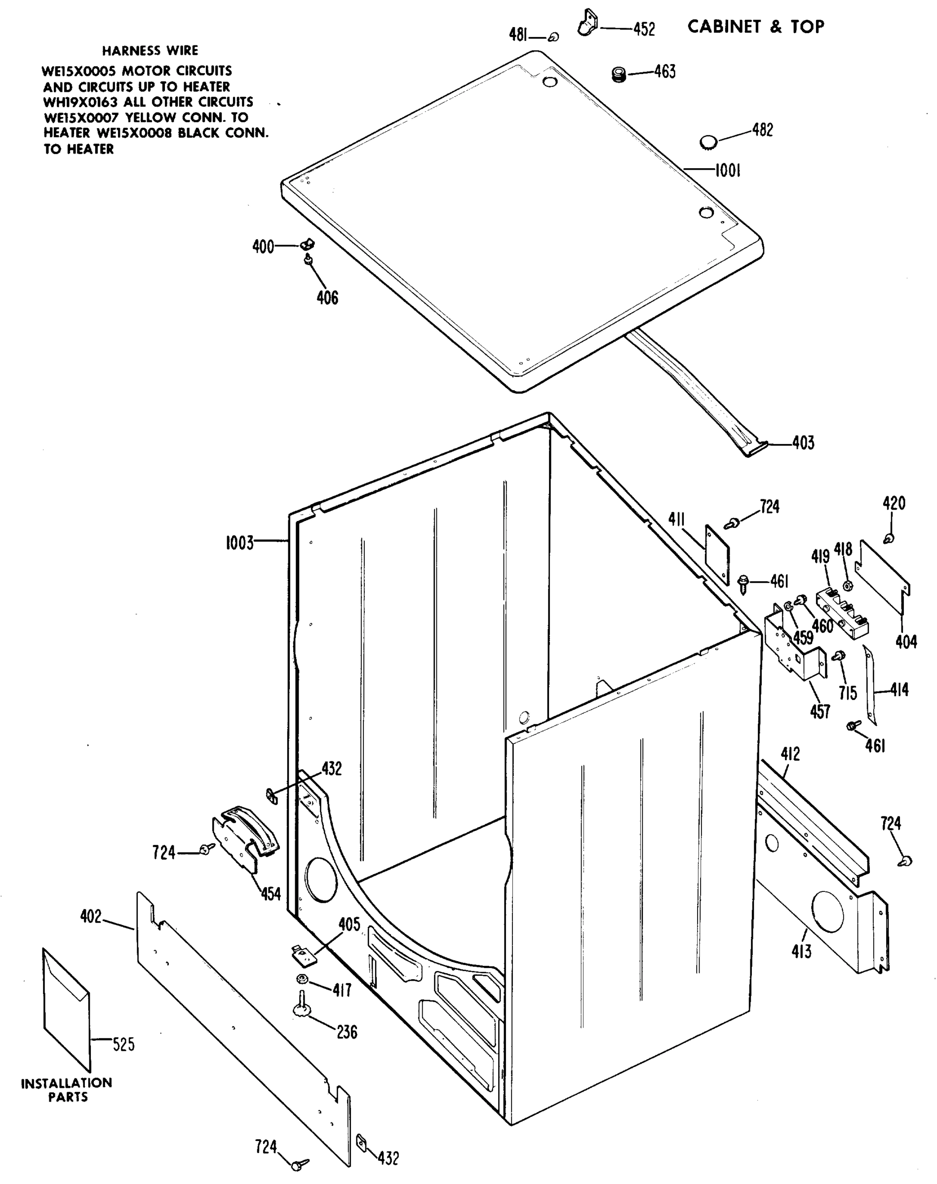 CABINET & TOP