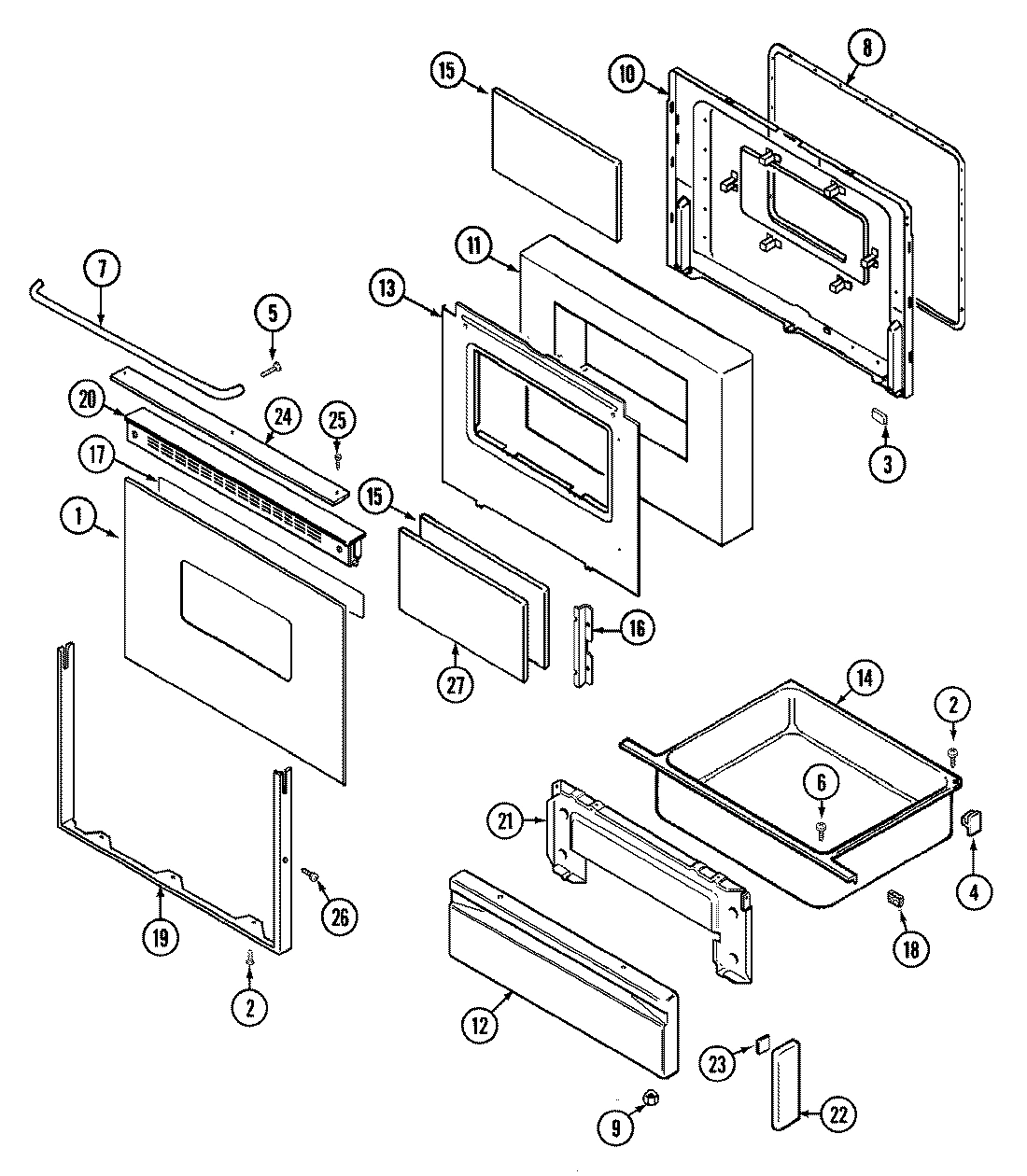 04 - DOOR/DRAWER (SER. PRE. 11)