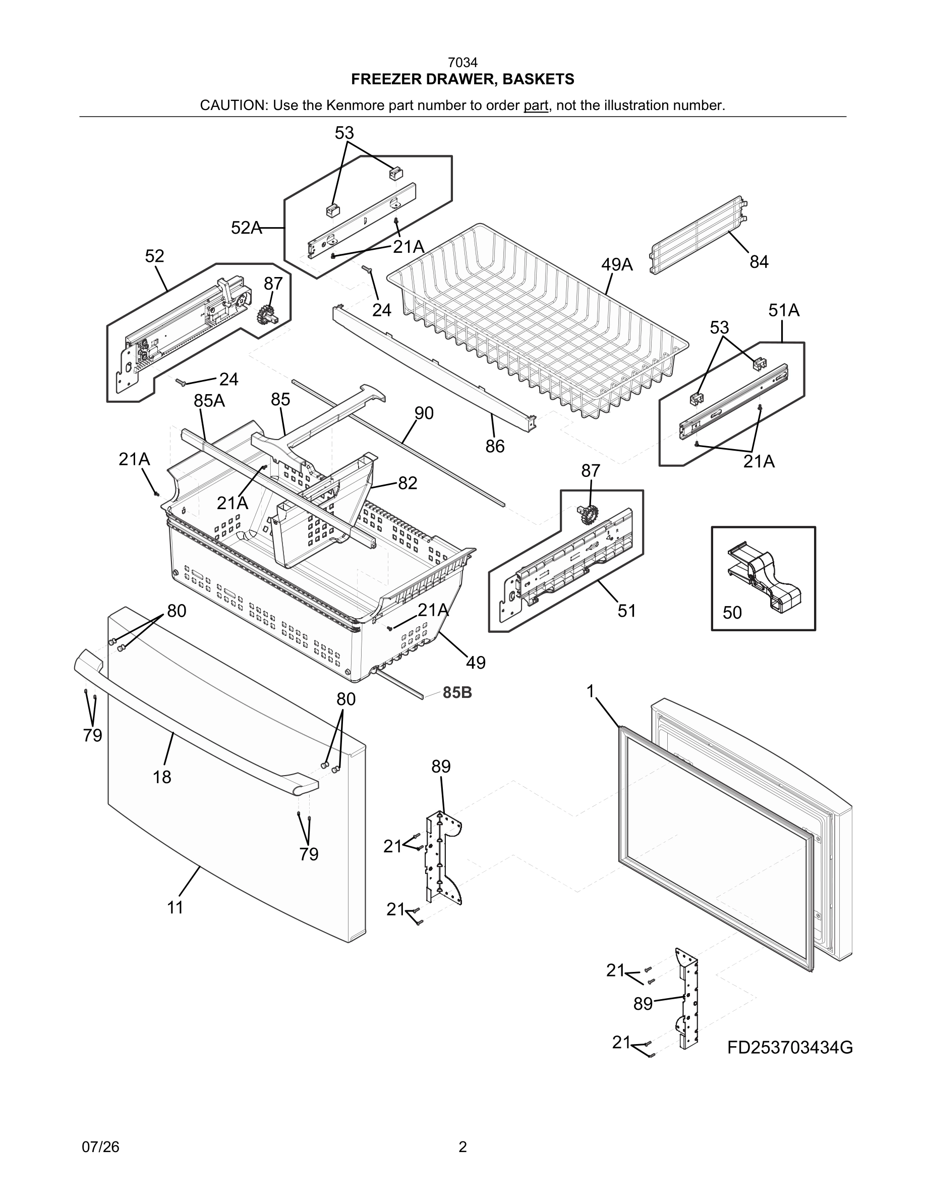 03 - FREEZER DRAWER, BASKETS