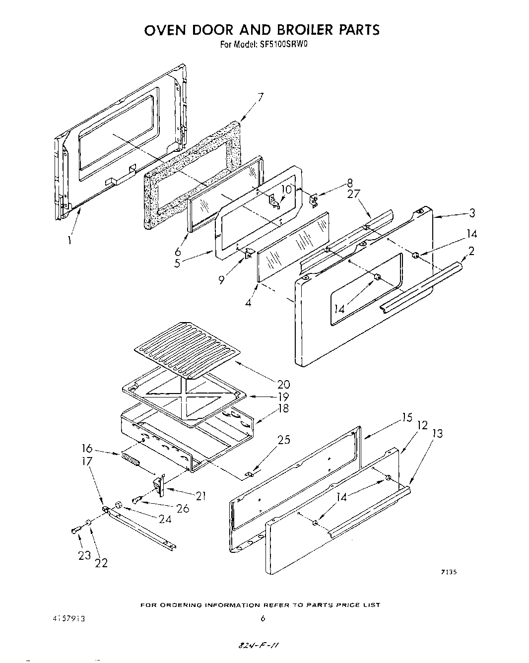 06 - OVEN DOOR AND BROILER