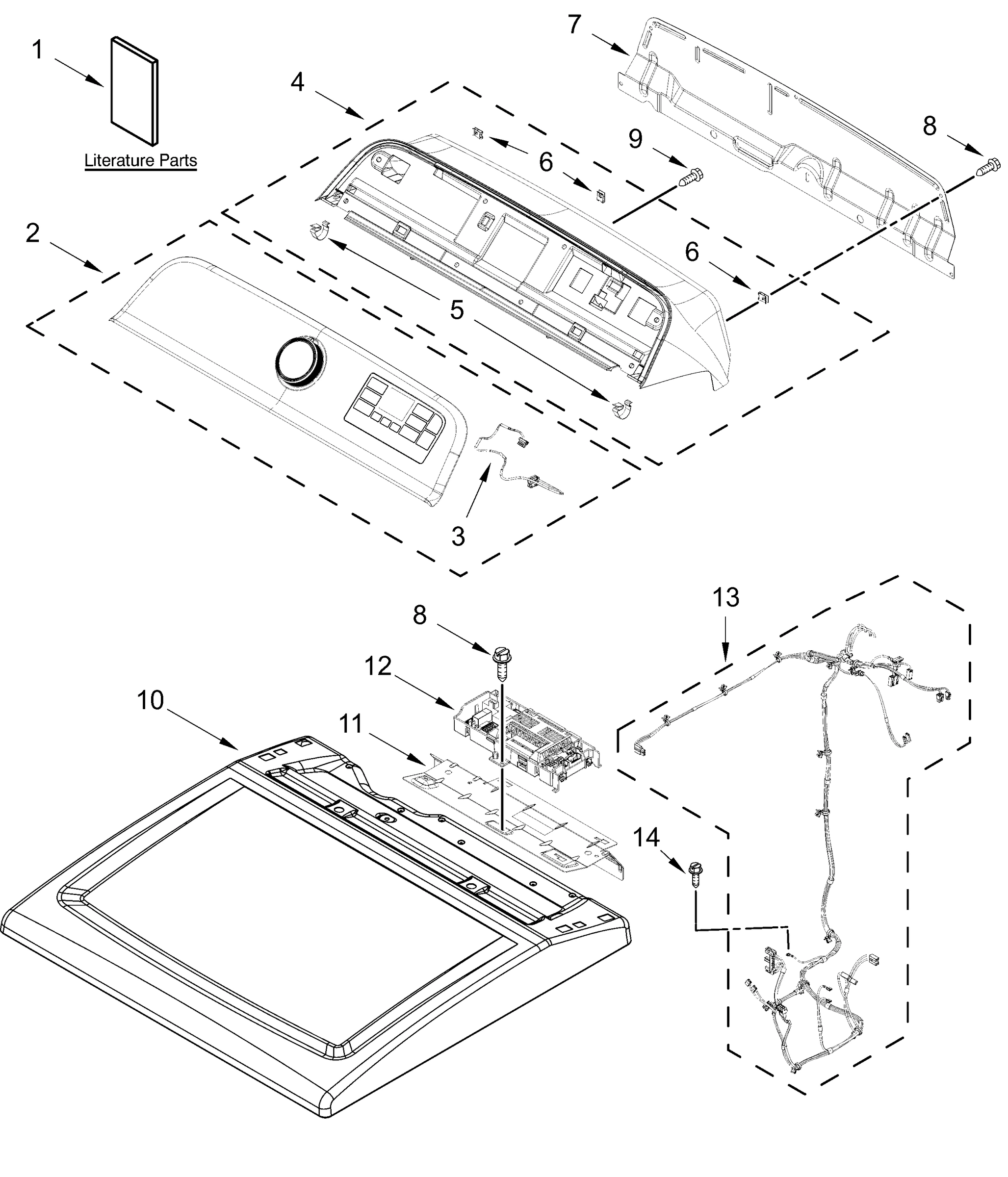 TOP AND CONSOLE PARTS