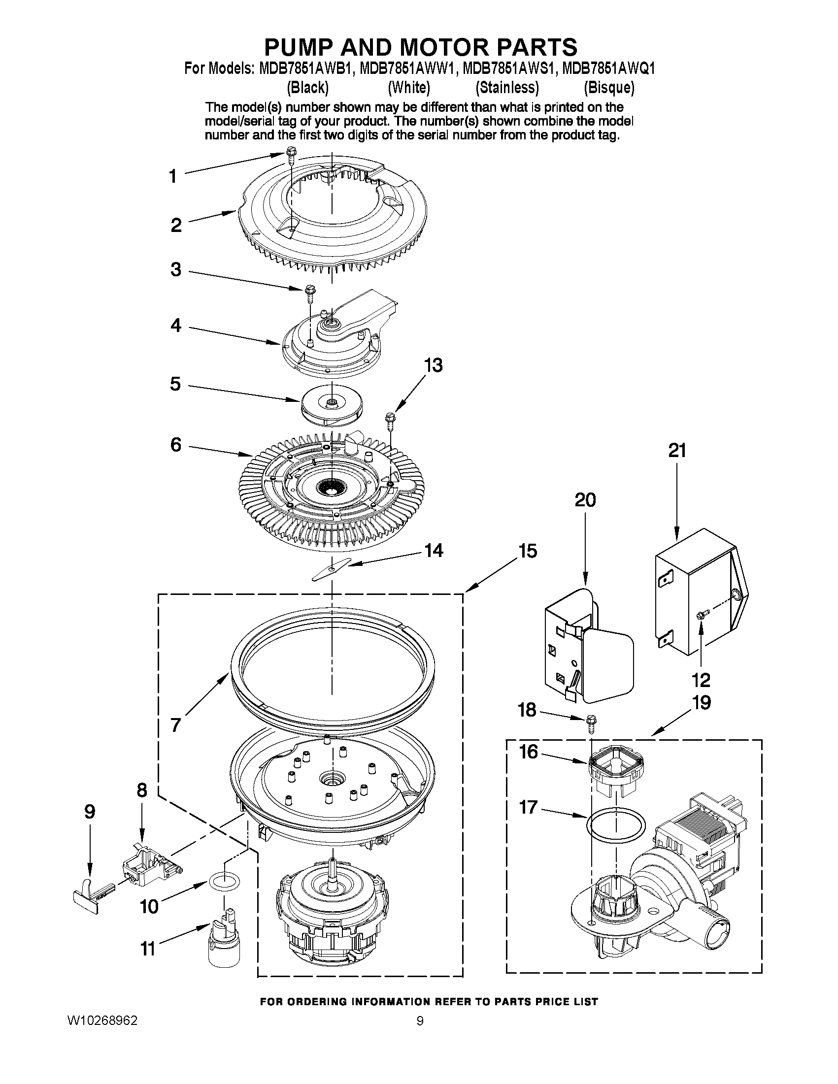 08 - PUMP AND MOTOR PARTS