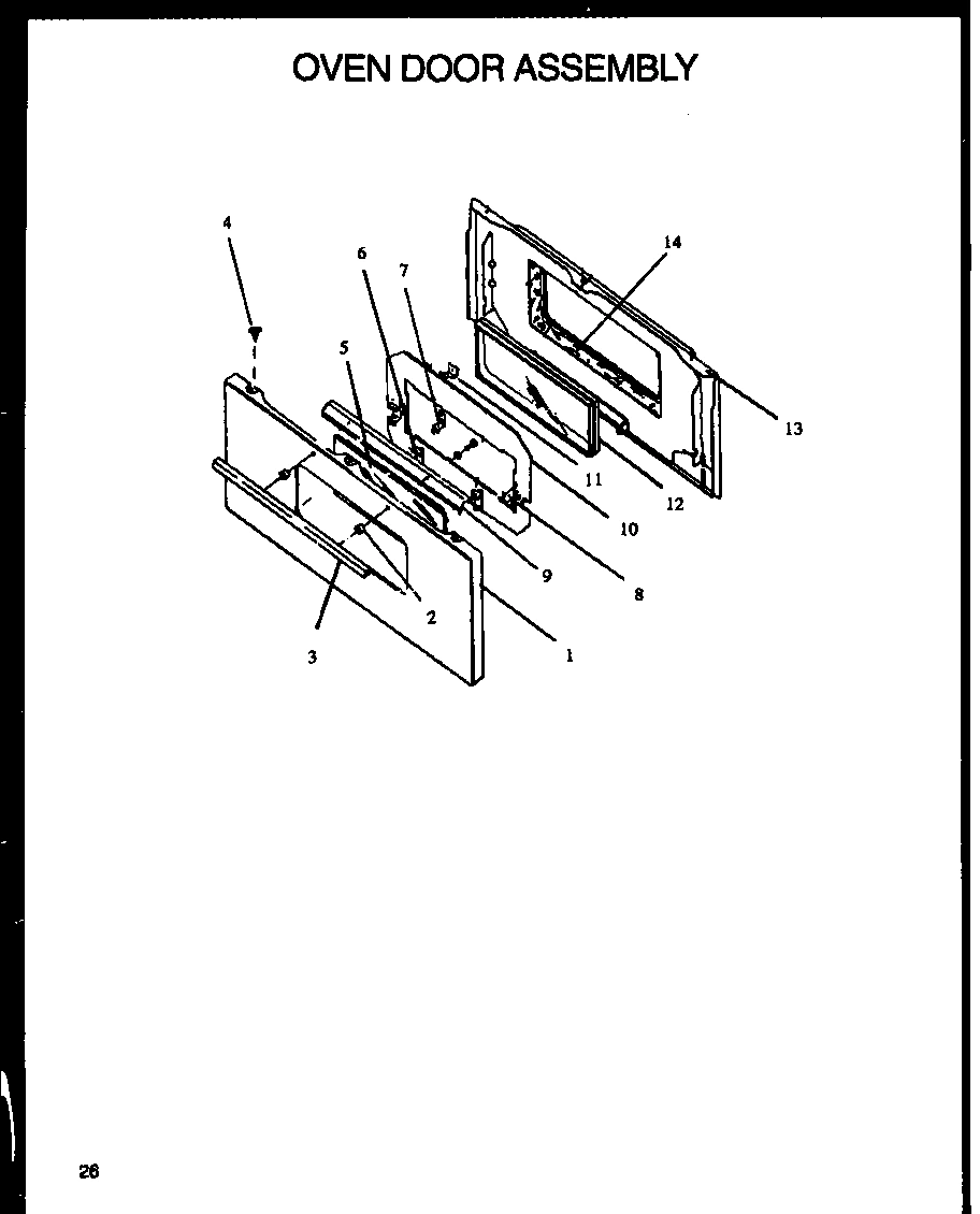 05 - OVEN DOOR ASSY