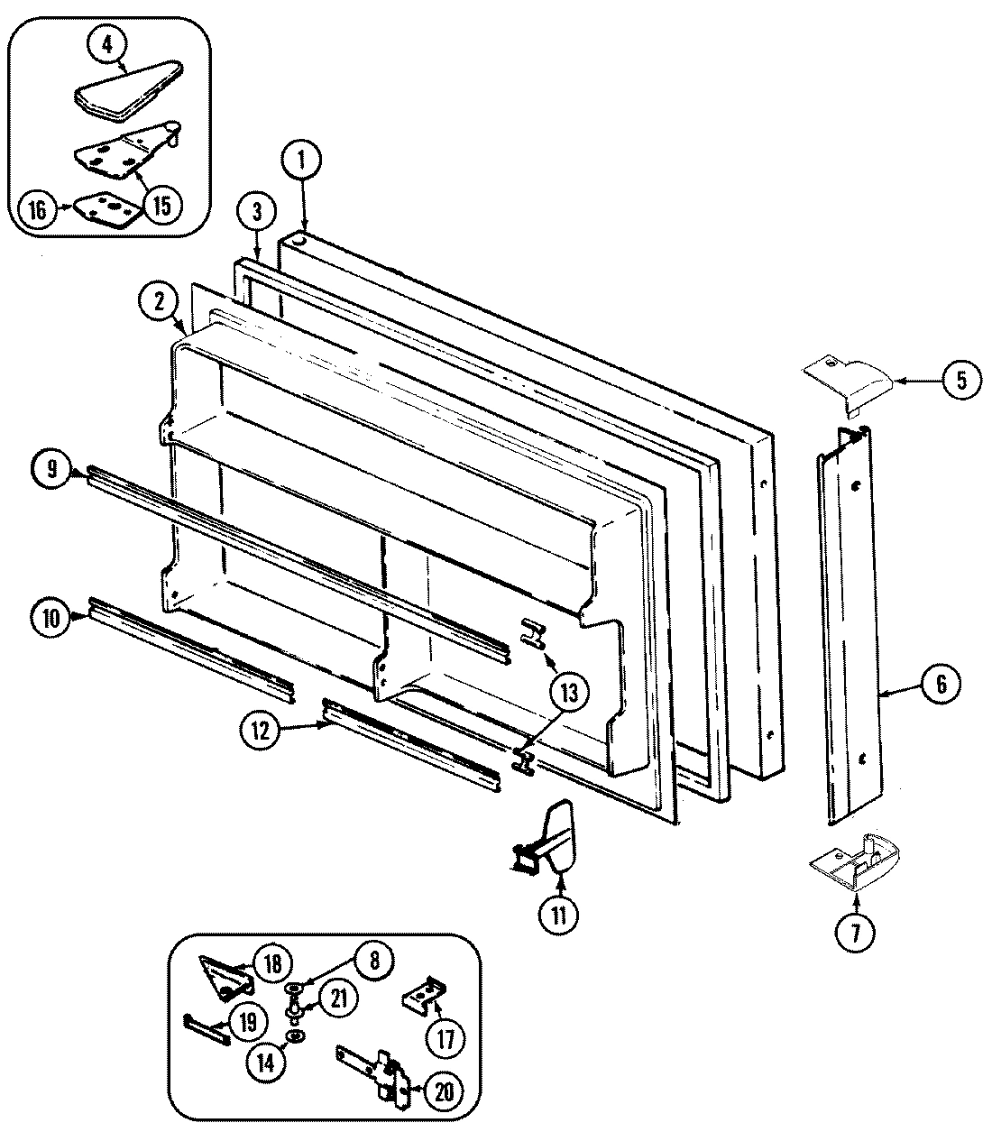 02 - FREEZER DOOR