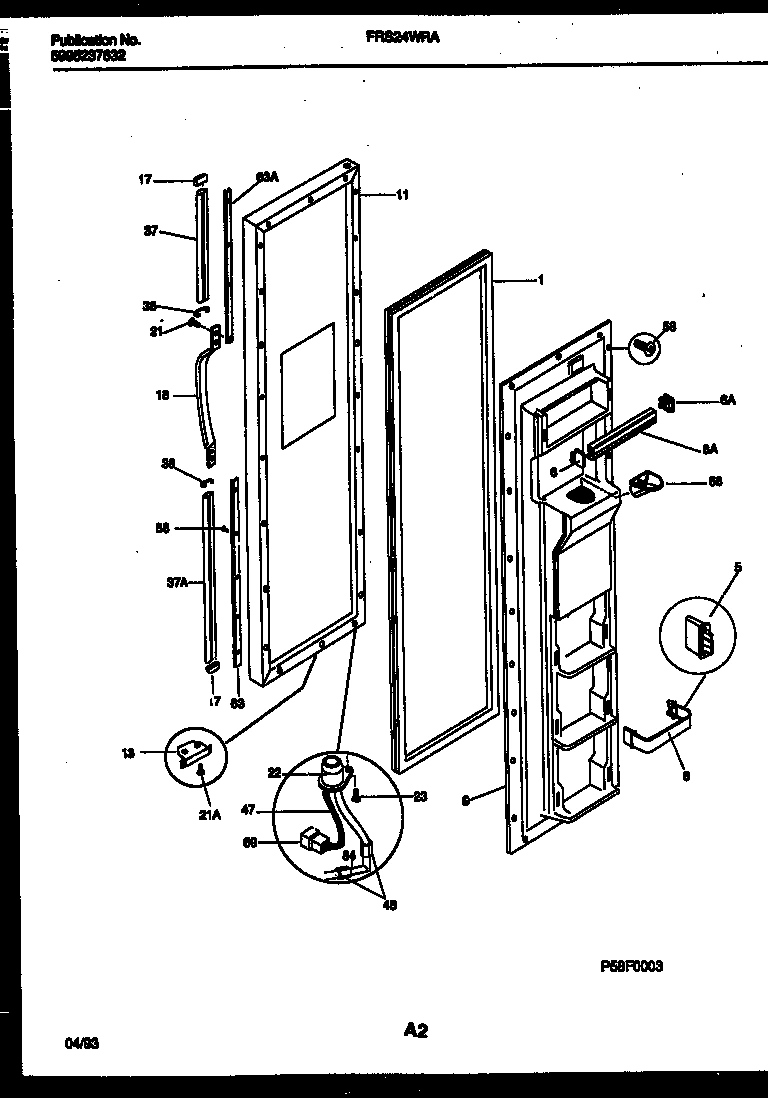 02 - FREEZER DOOR PARTS