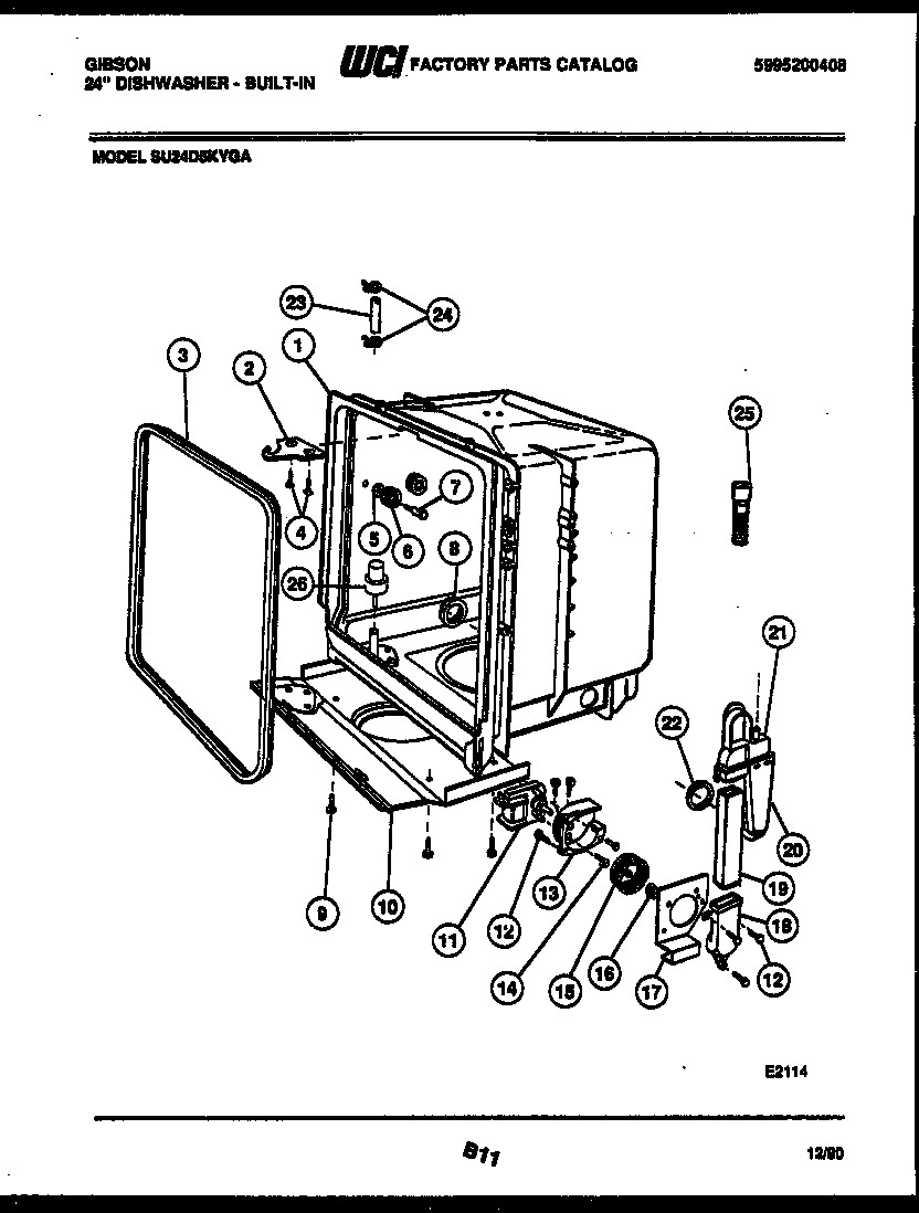 05 - TUB AND FRAME PARTS