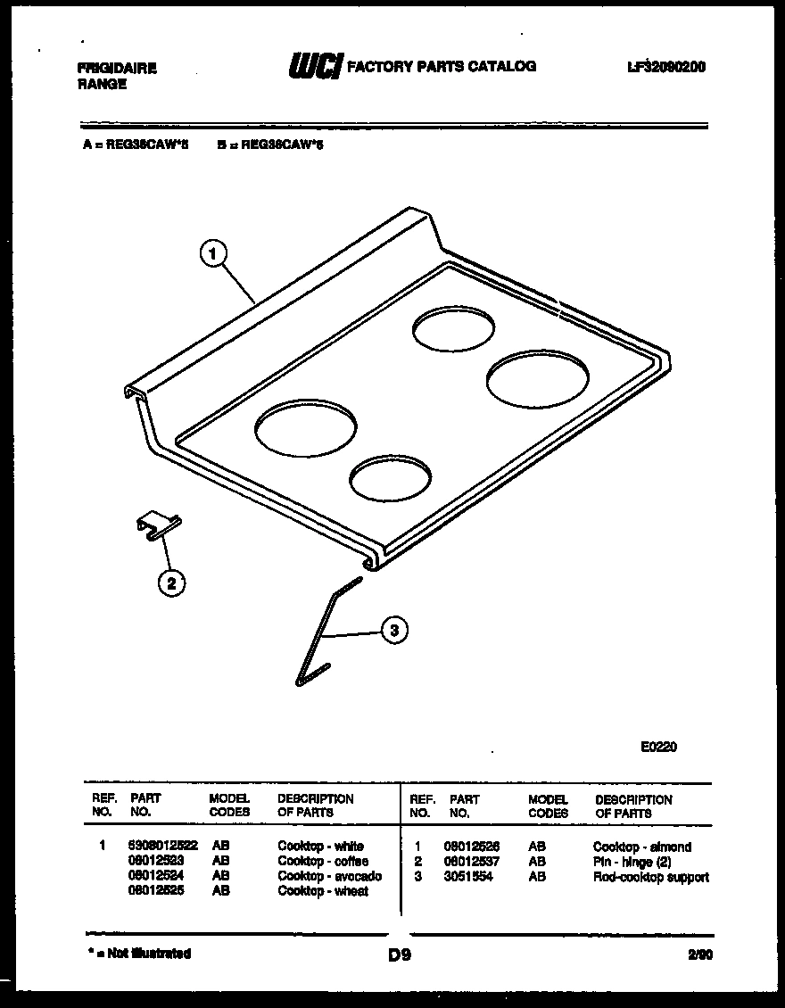 03 - COOKTOP PARTS