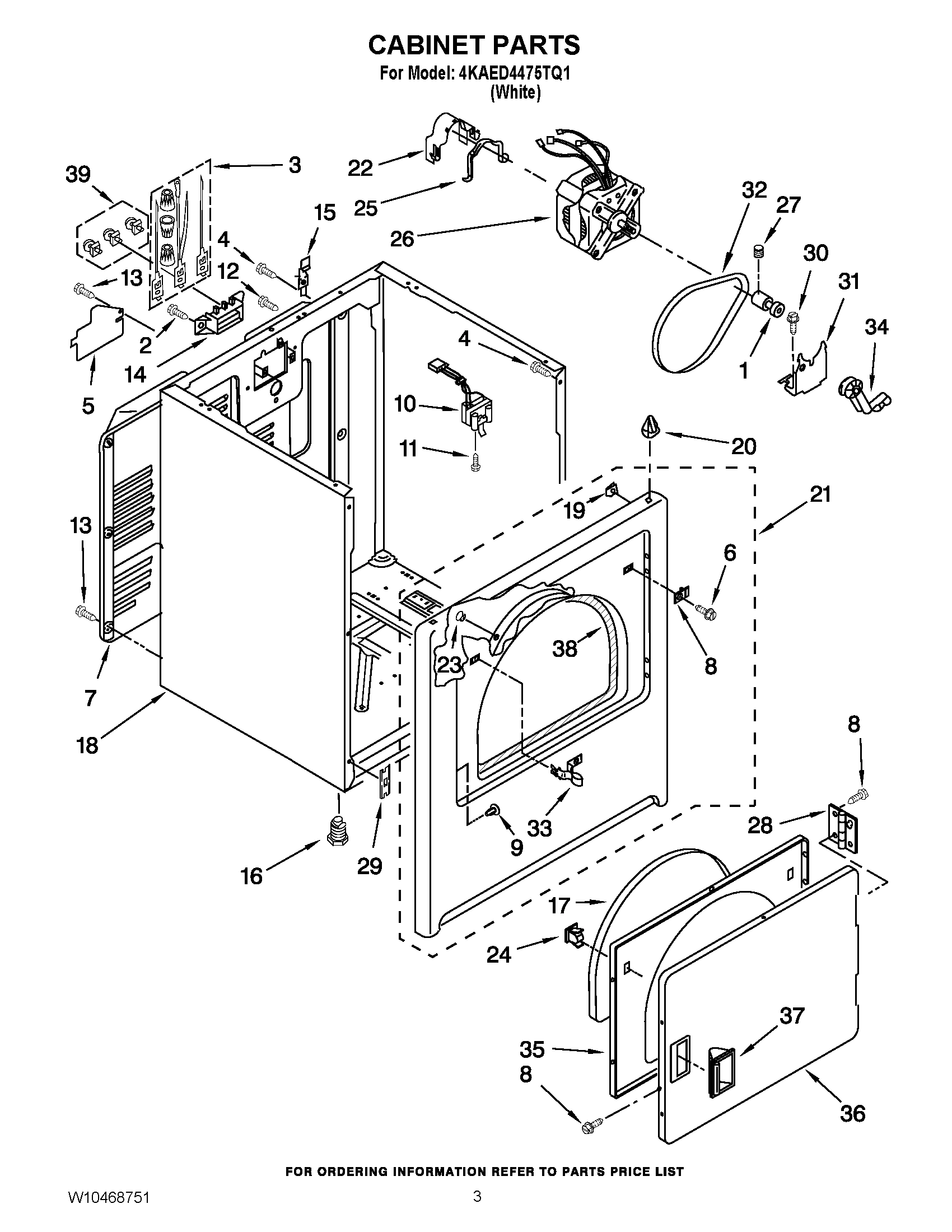 02 - CABINET PARTS