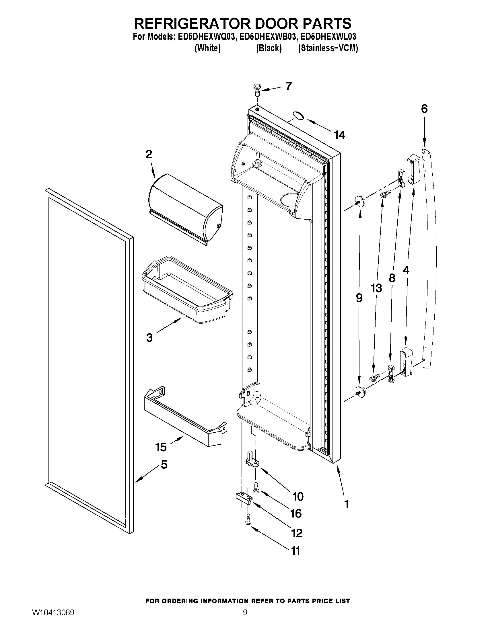 06 - REFRIGERATOR DOOR PARTS