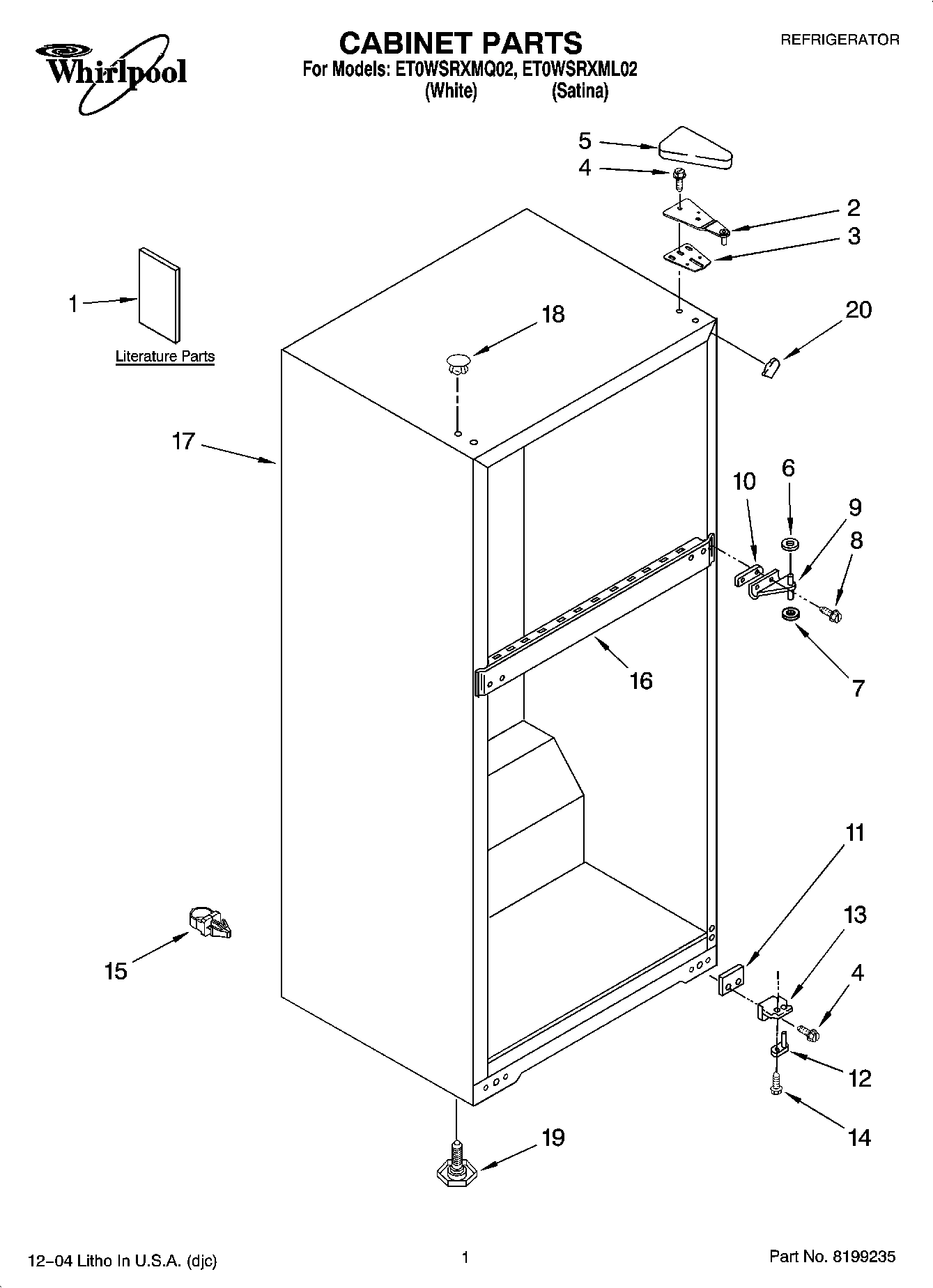01 - CABINET PARTS