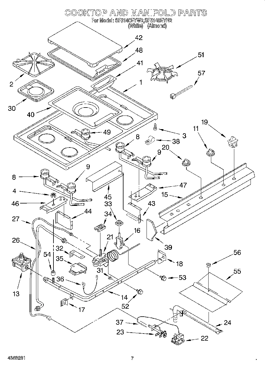 05 - COOKTOP AND MANIFOLD, LITERATURE