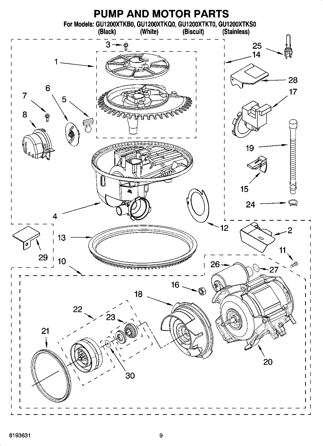 08 - PUMP AND MOTOR PARTS