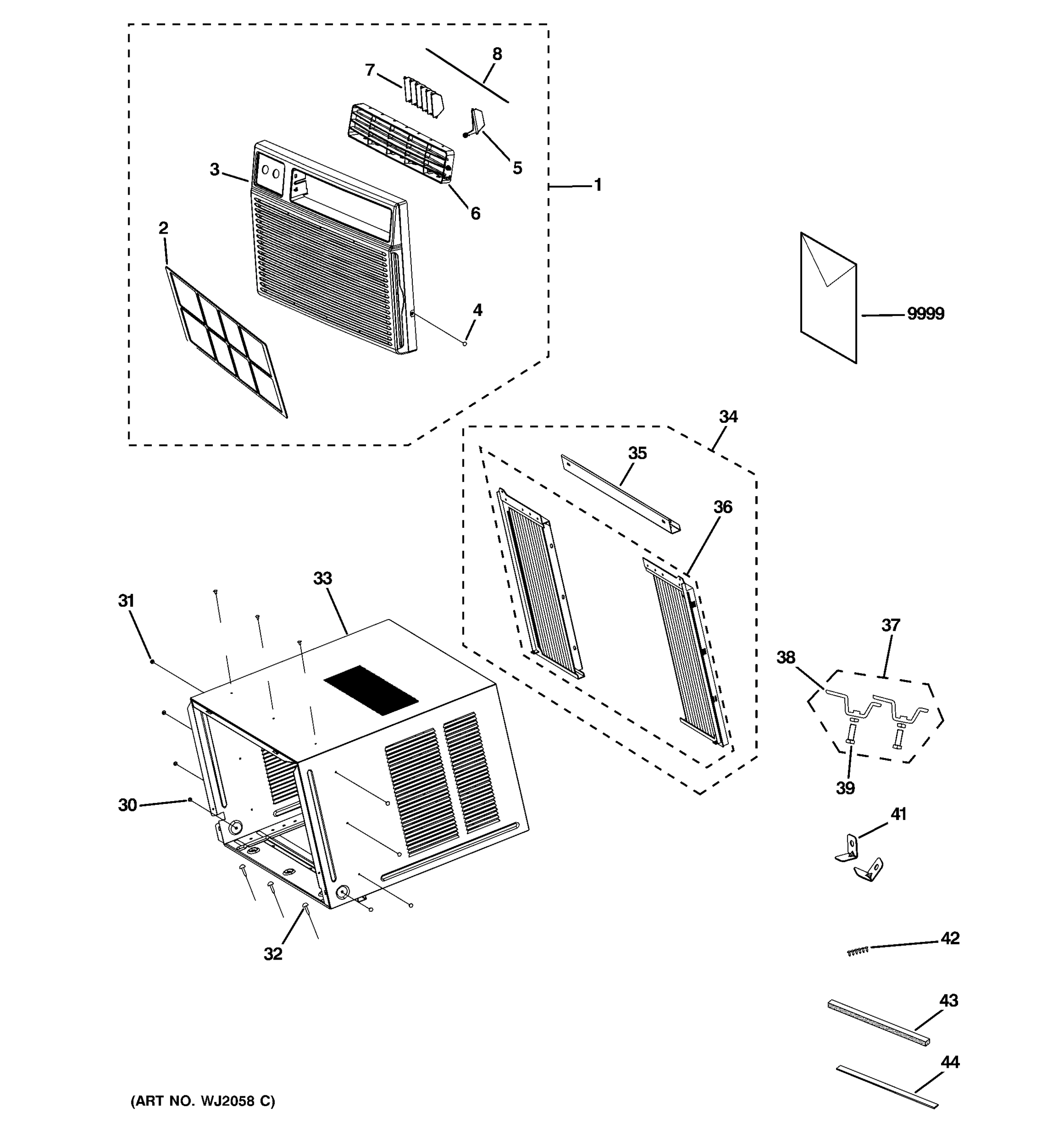 GRILLE & CHASSIS PARTS