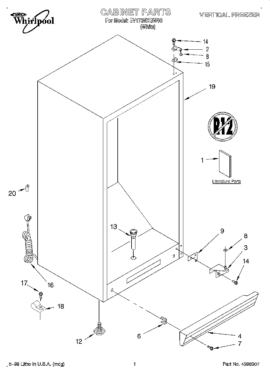 01 - CABINET, LIT/OPTIONAL