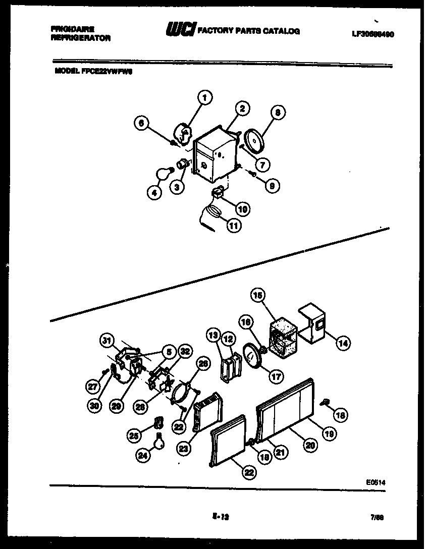 06 - REFRIGERATOR CONTROL ASSEMBLY, DAMP