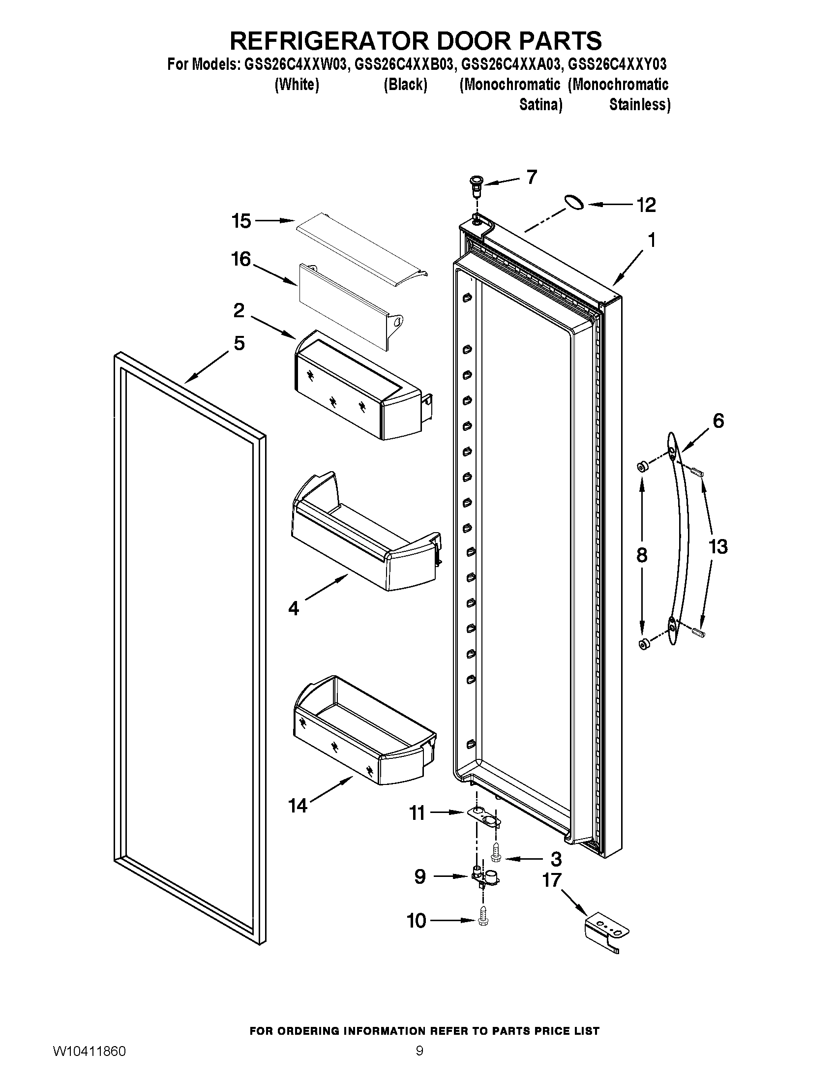 07 - REFRIGERATOR DOOR PARTS