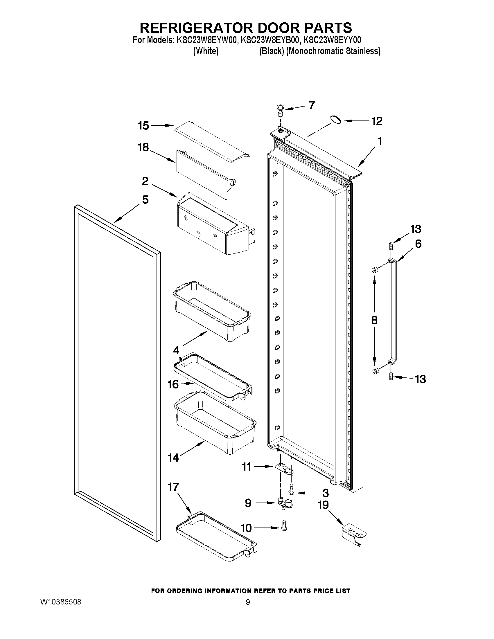 06 - REFRIGERATOR DOOR PARTS