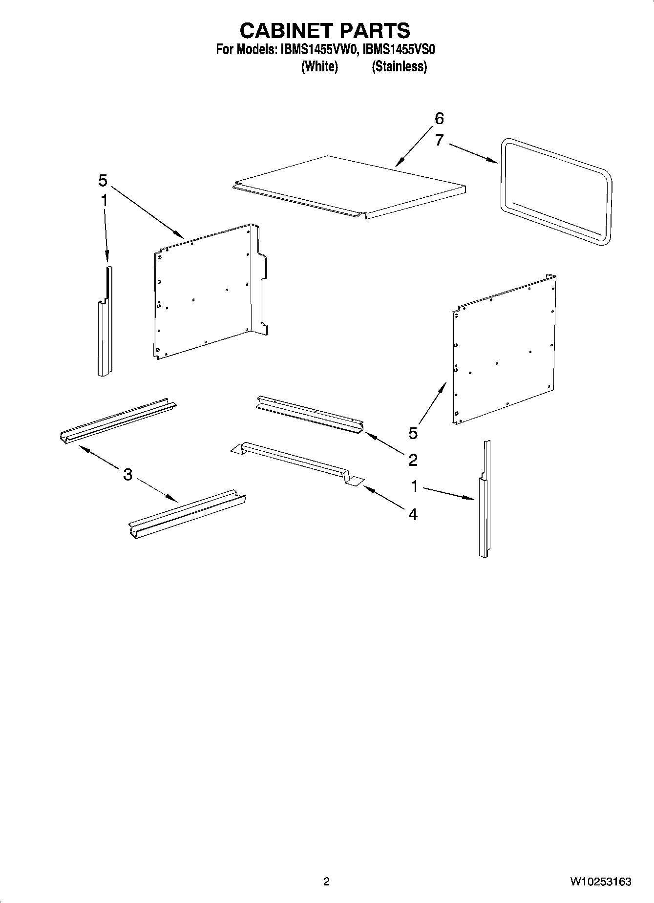 02 - CABINET PARTS