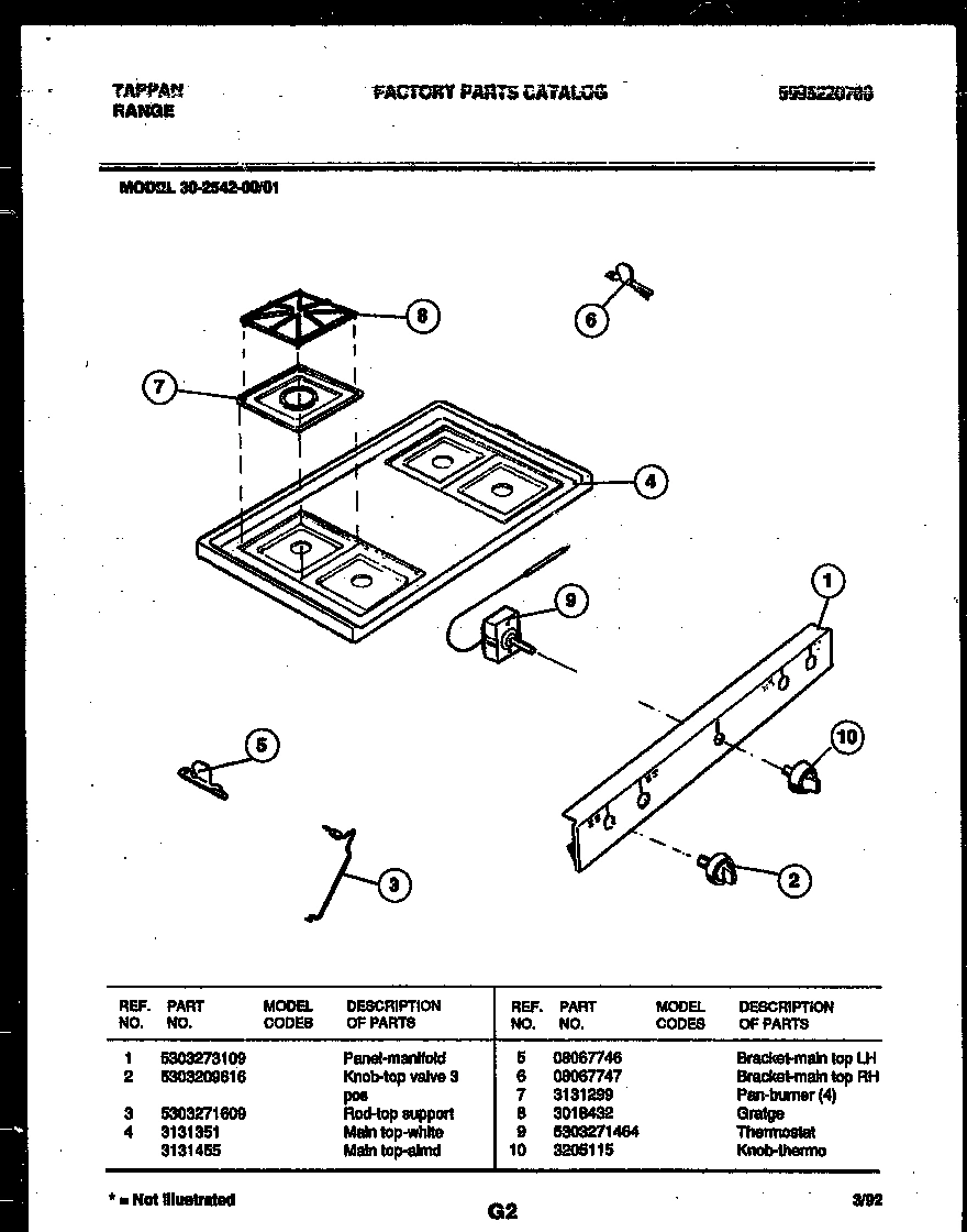 03 - COOKTOP PARTS