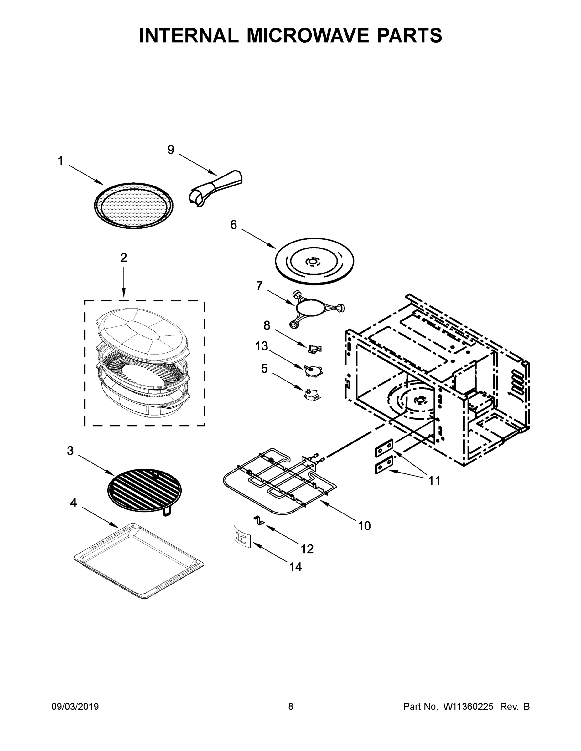 05 - INTERNAL MICROWAVE PARTS