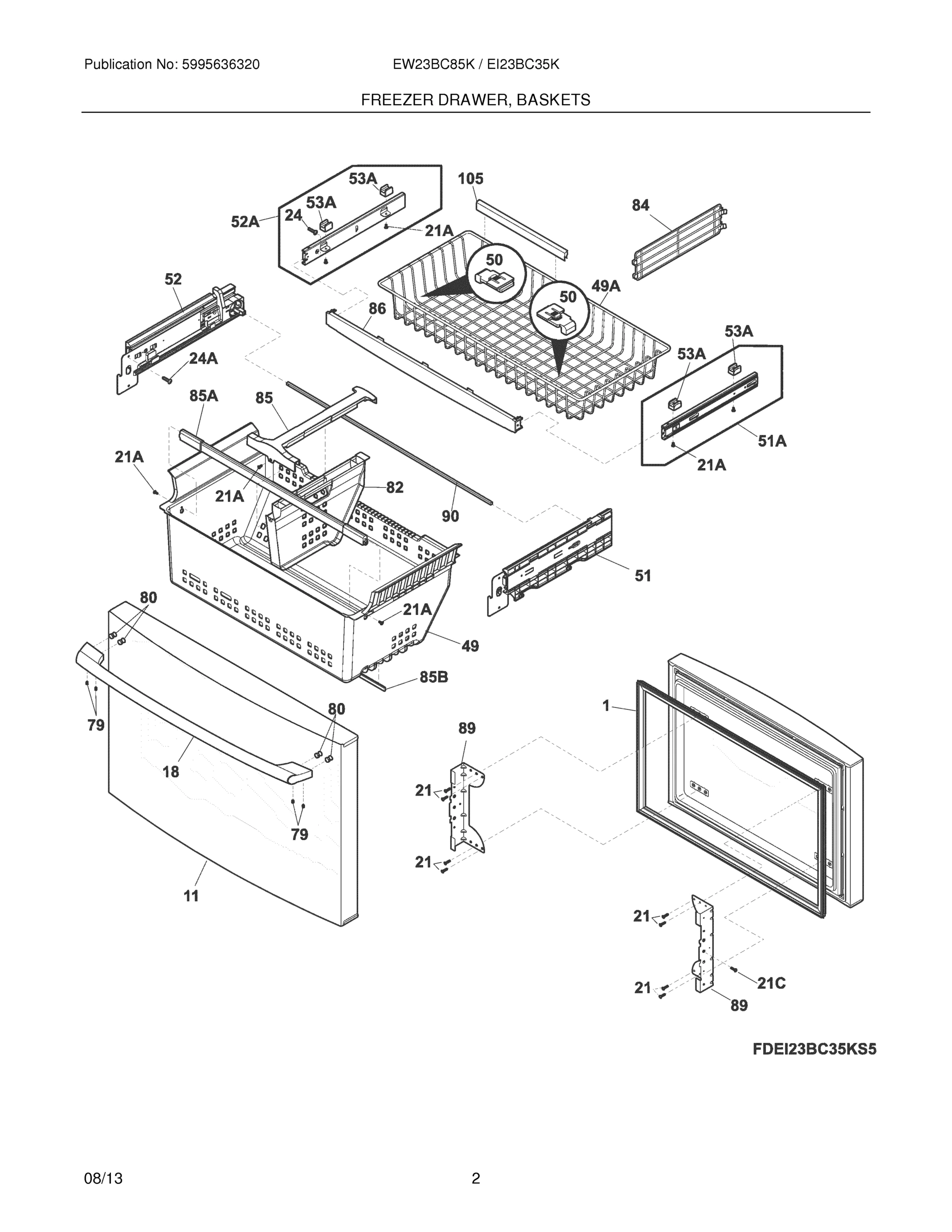 03 - FREEZER DRAWER, BASKETS
