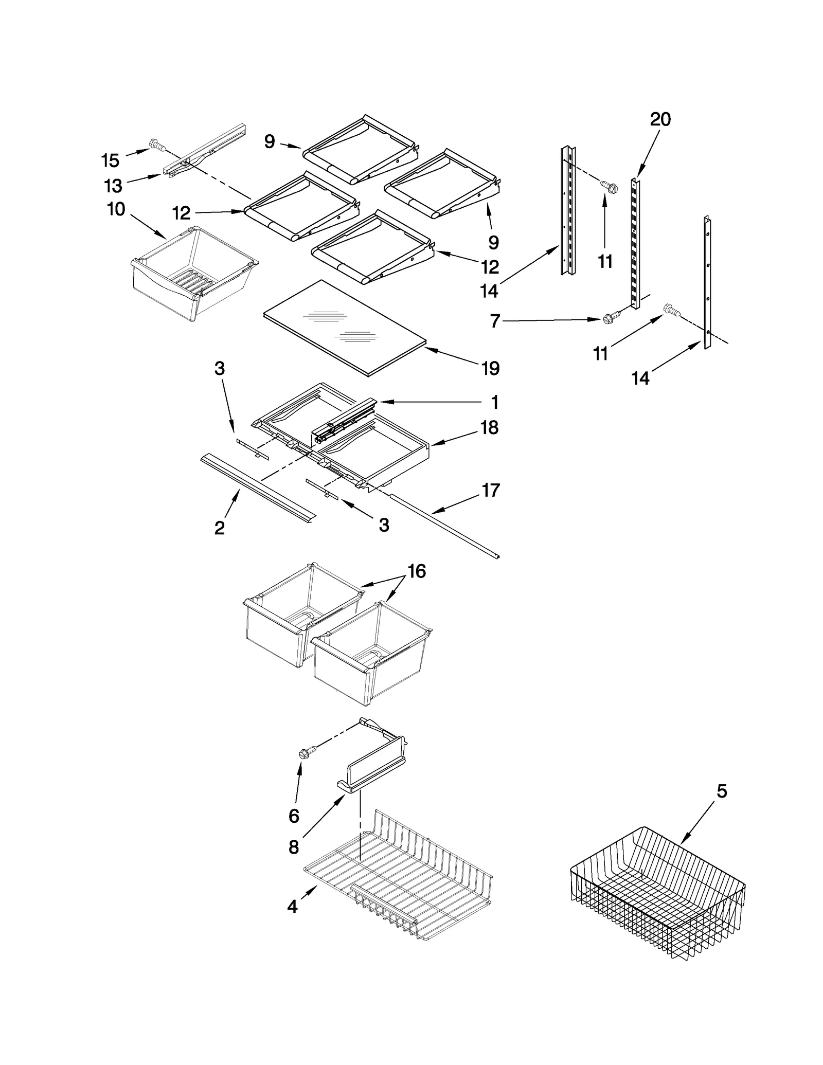 SHELF PARTS