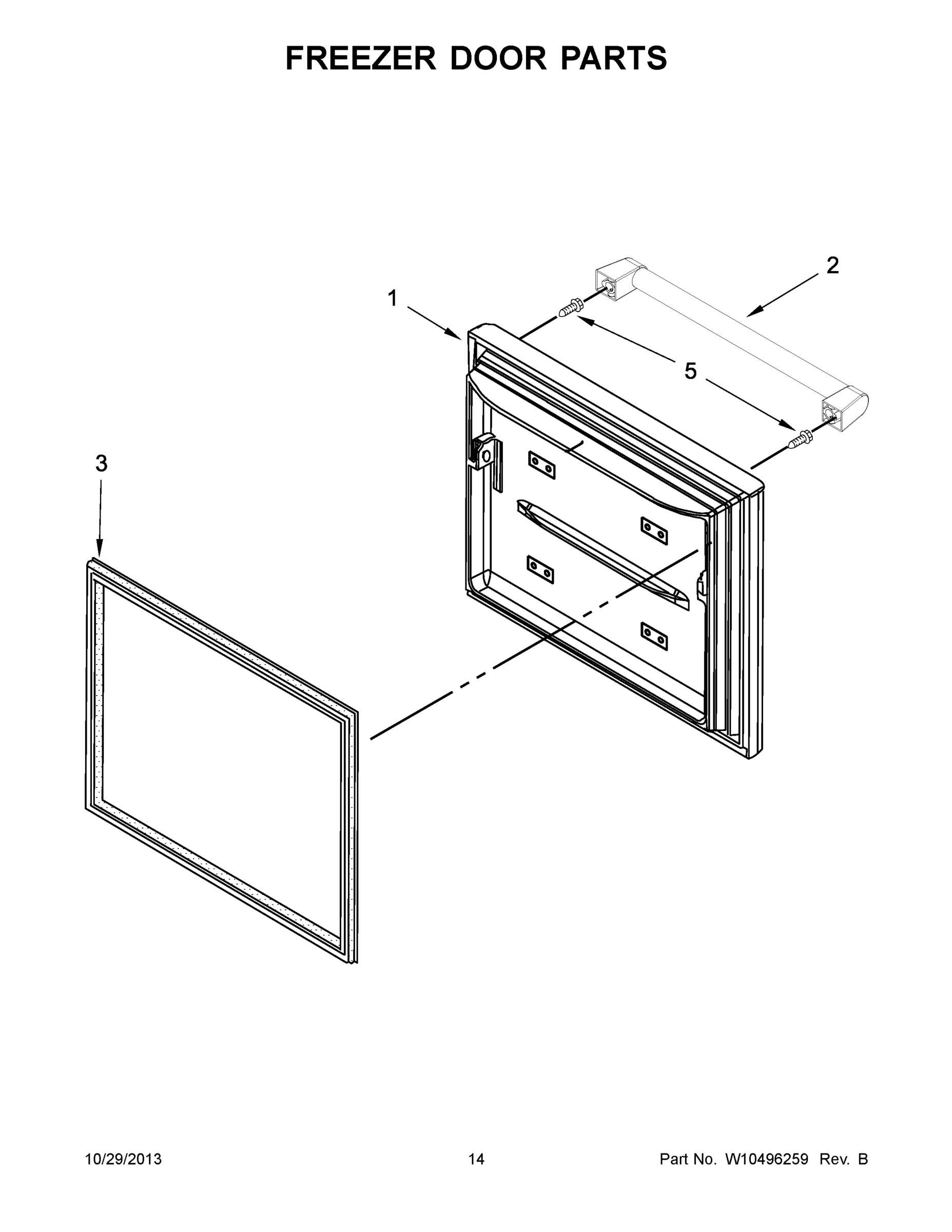 08 - FREEZER DOOR PARTS