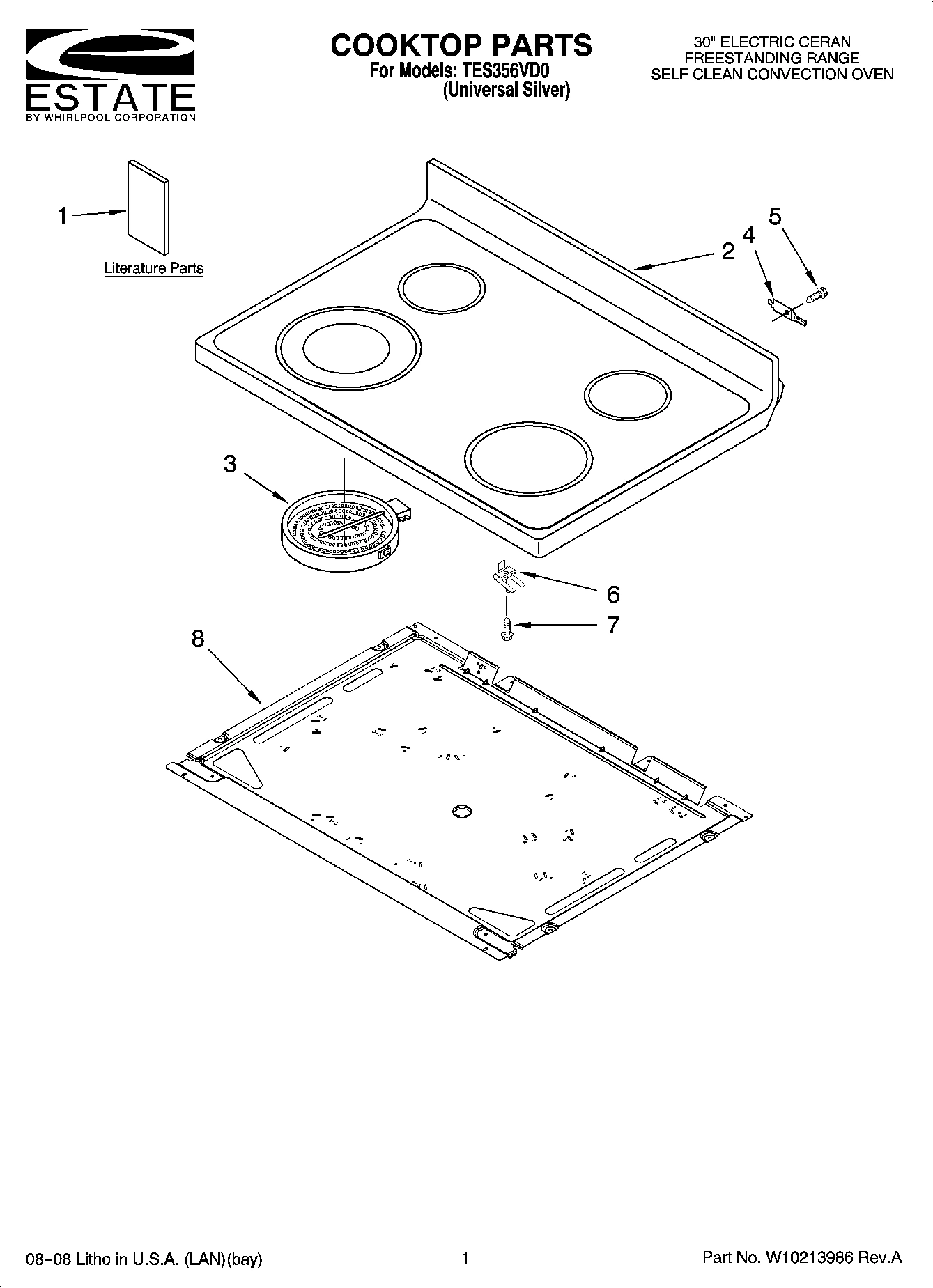 01 - COOKTOP PARTS