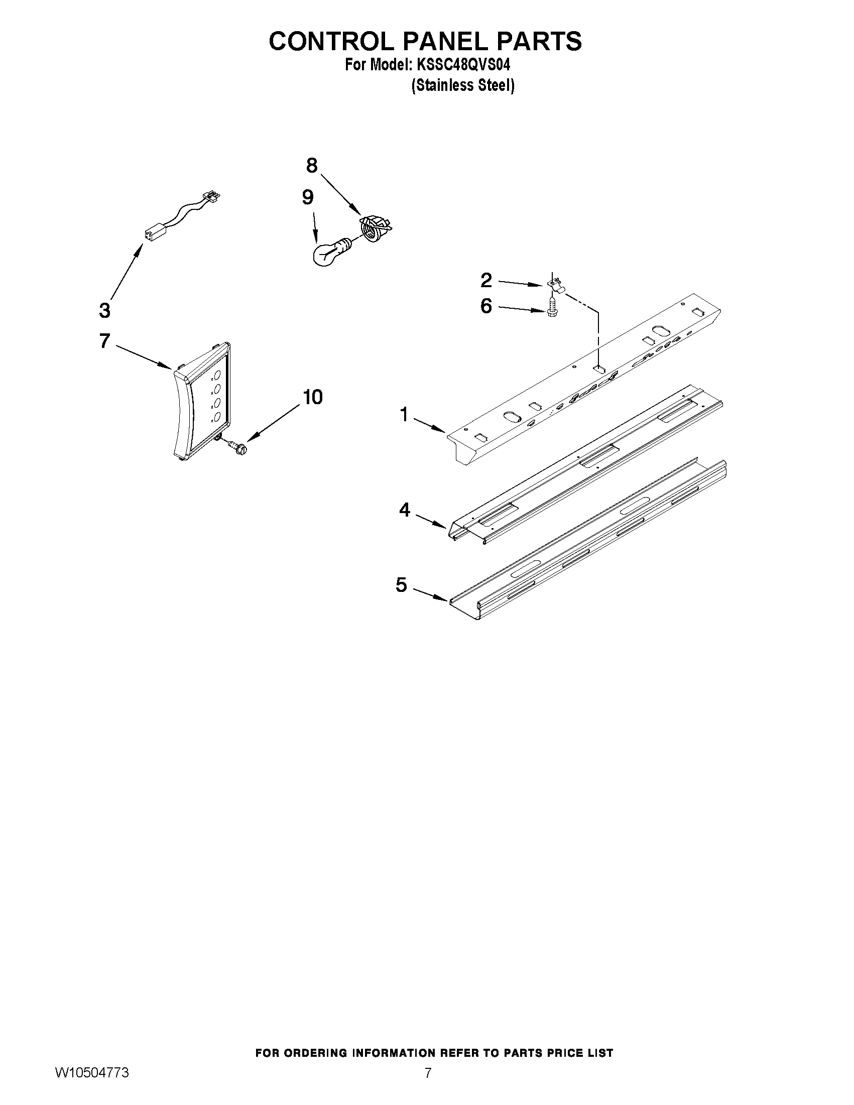 05 - CONTROL PANEL PARTS
