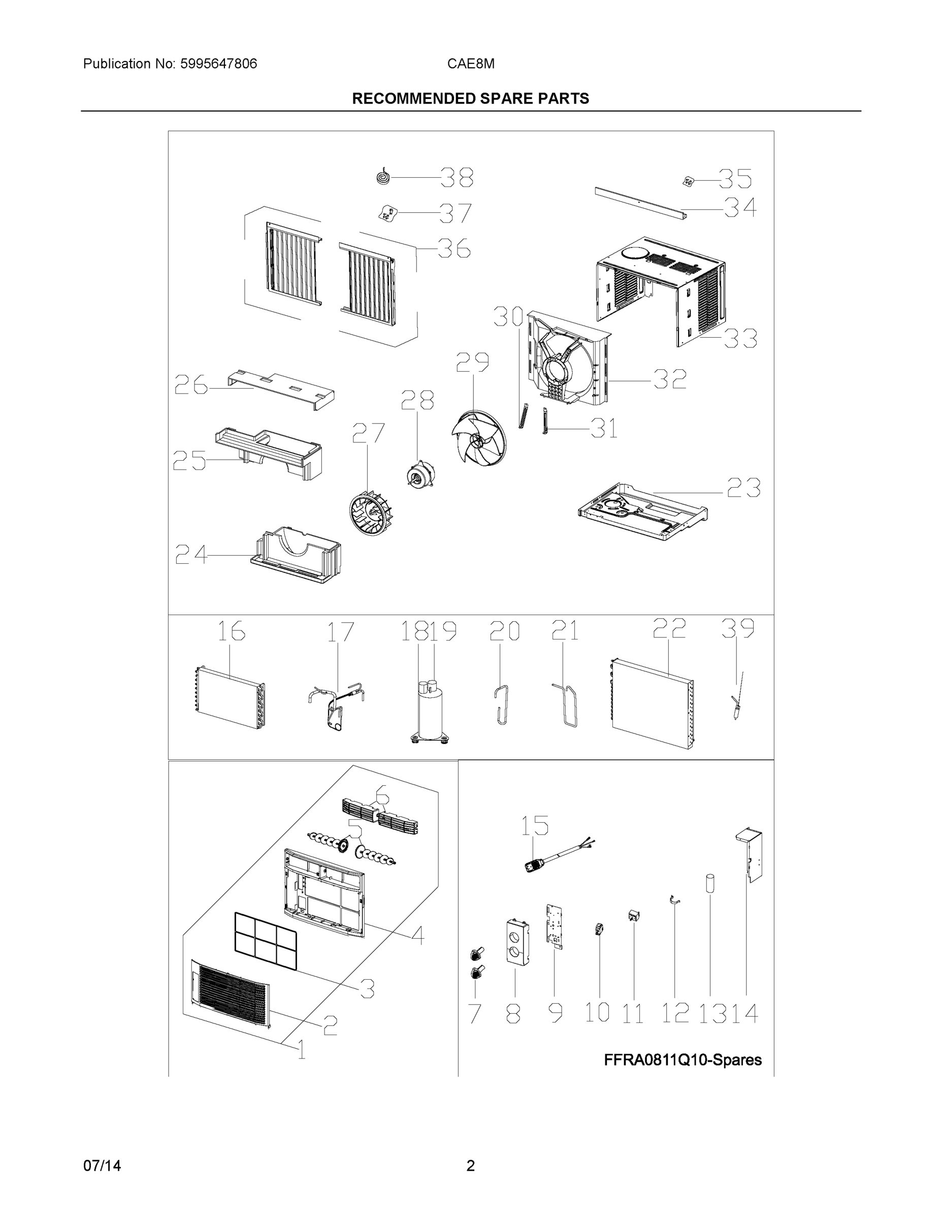 02 - RECOMMENDED SPARE PARTS