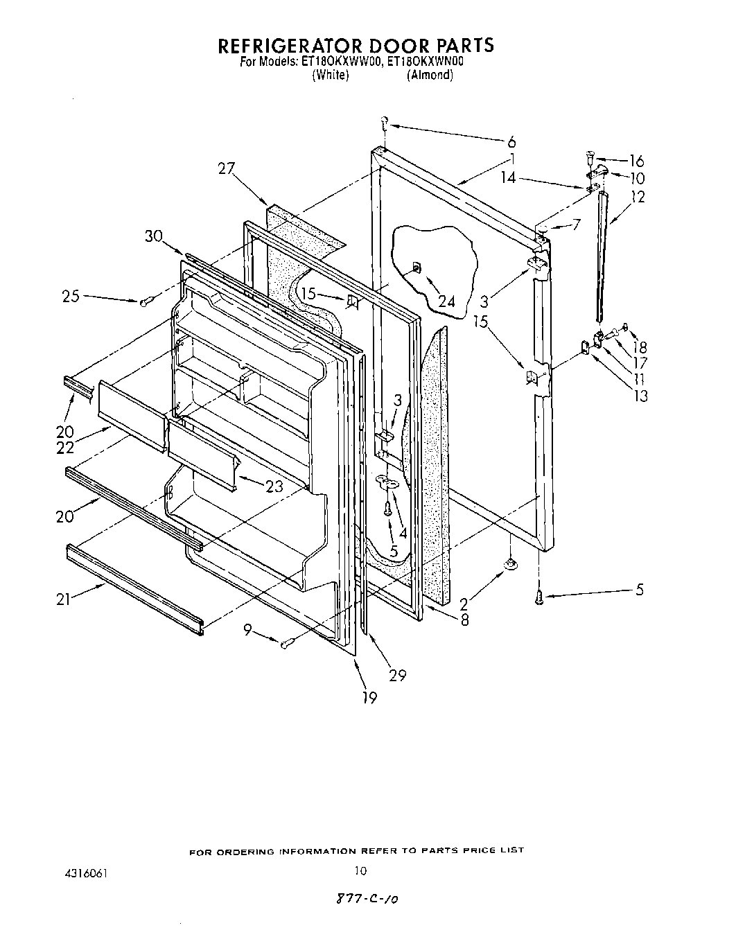08 - REFRIGERATOR DOOR , LIT/OPTIONAL