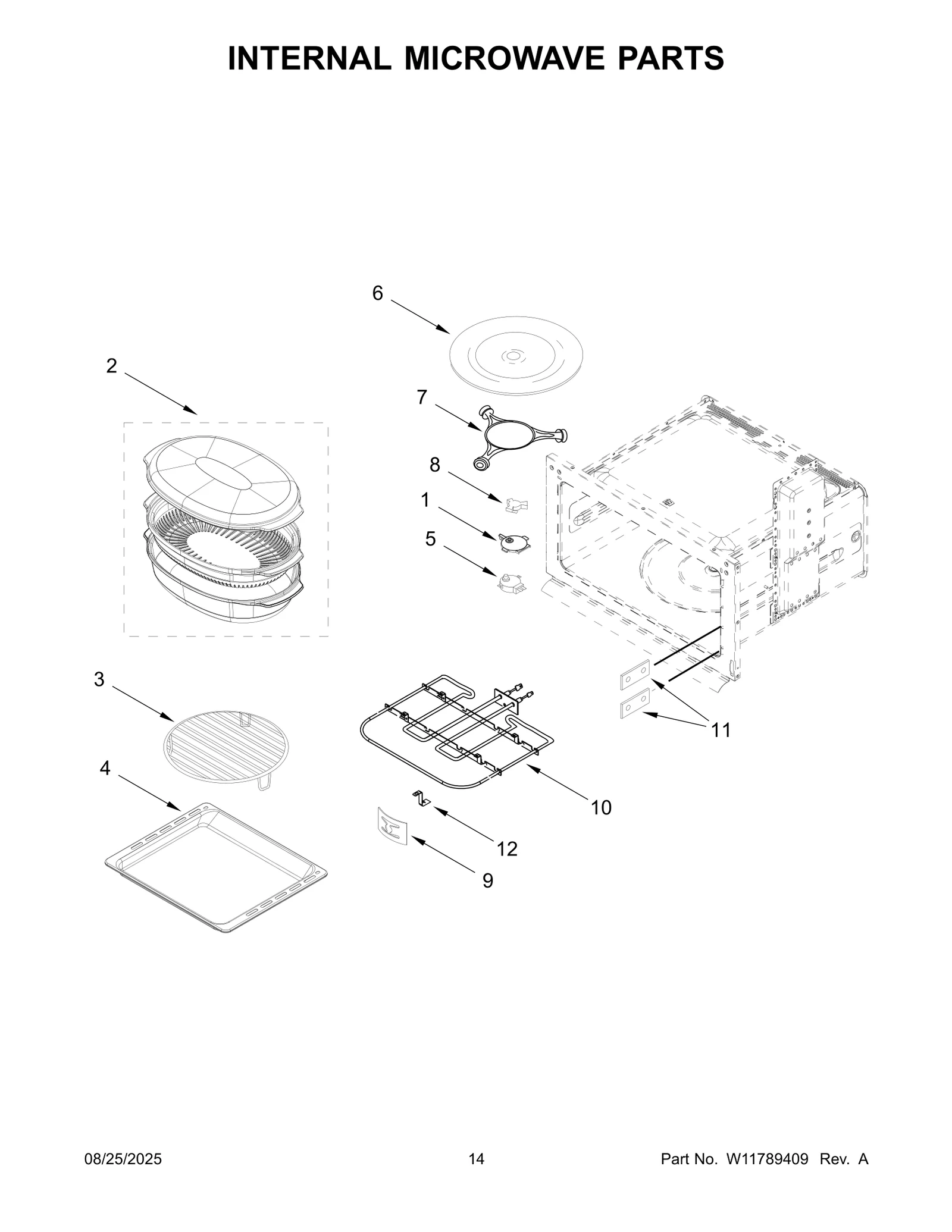INTERNAL MICROWAVE PARTS