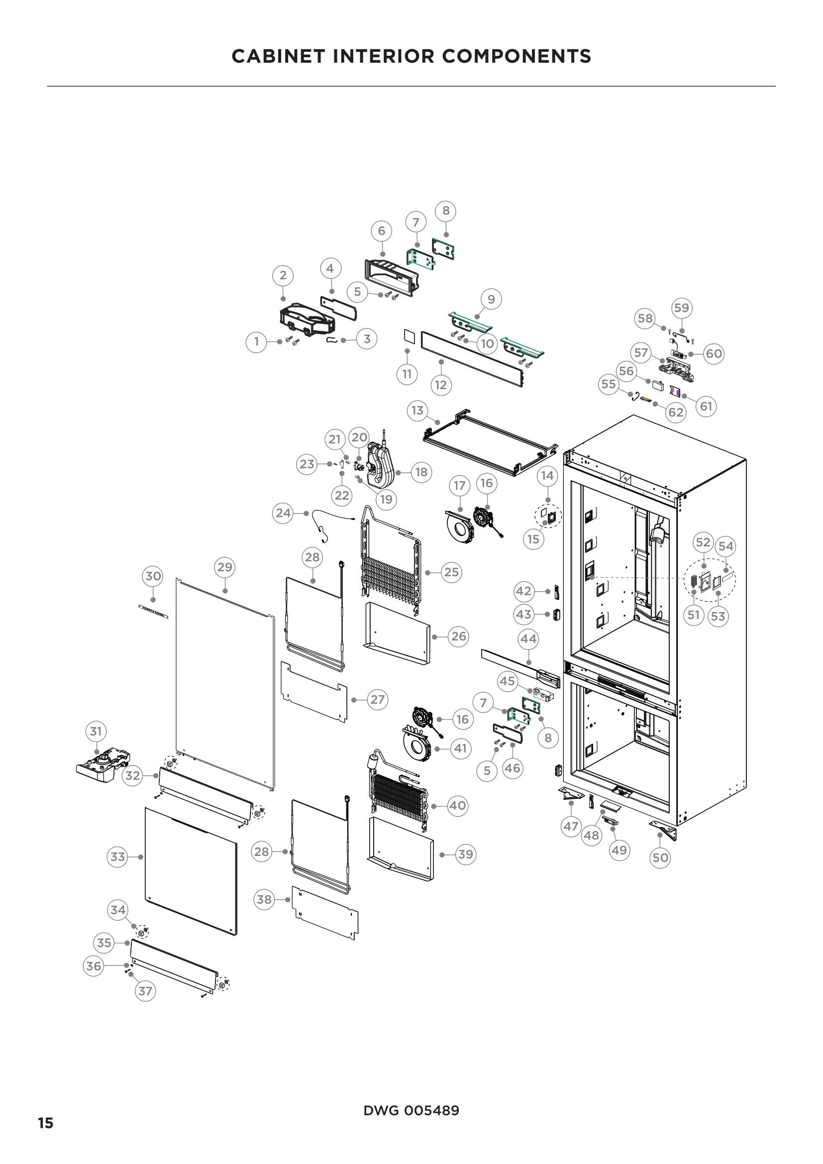 CABINET INTERIOR COMPONENTS