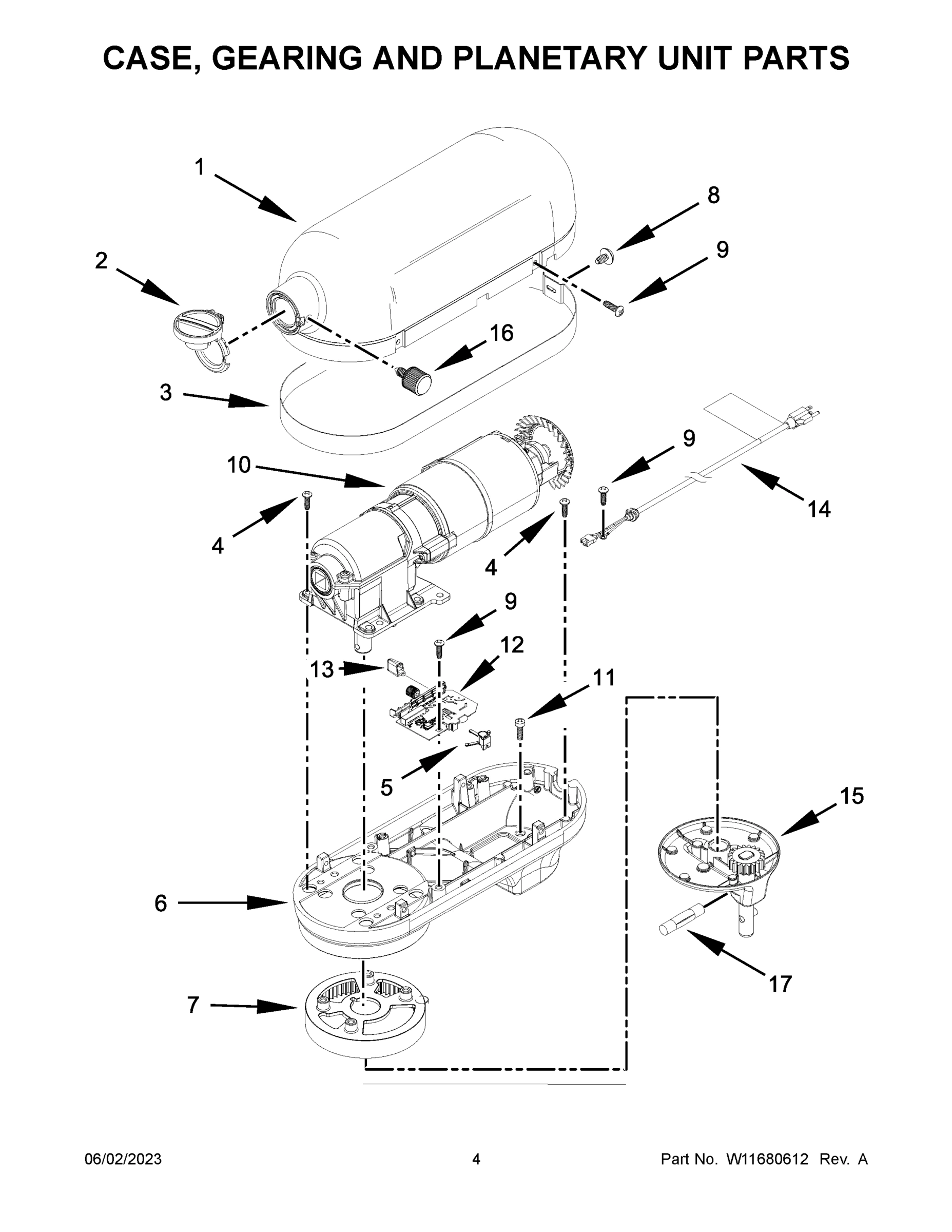 03 - CASE, GEARING AND PLANETARY UNIT PARTS