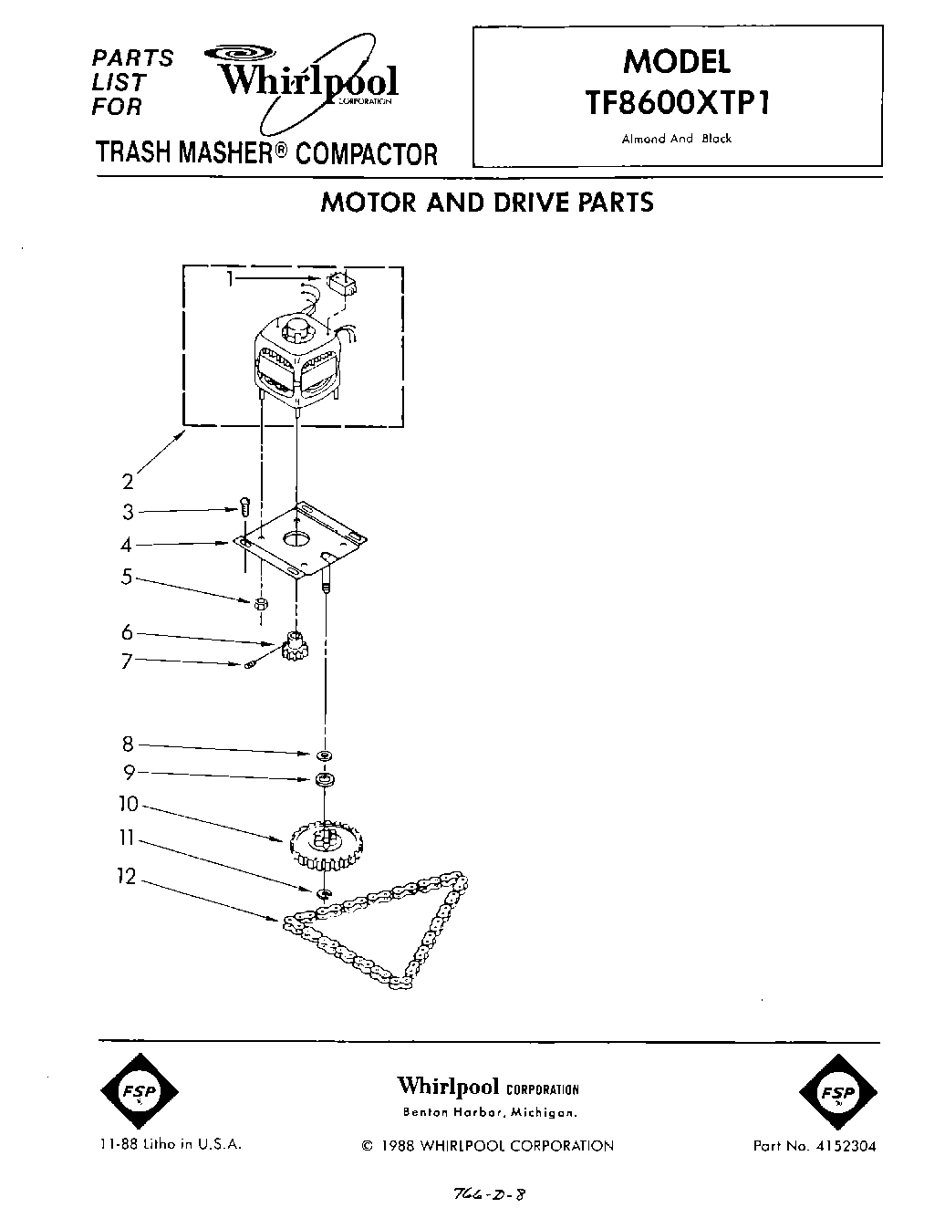 01 - MOTOR AND DRIVE , LIT/OPTIONAL