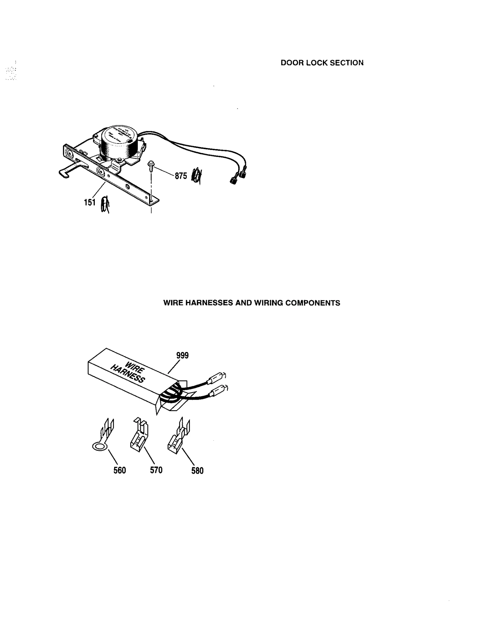 DOOR LOCK/WIRE HARNESS/COMPONENTS