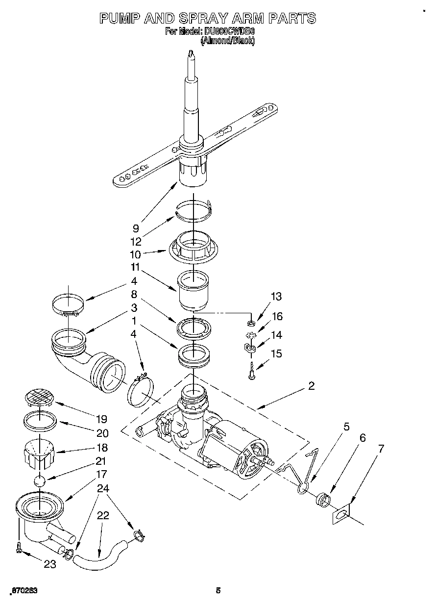 04 - PUMP AND SPRAY ARM