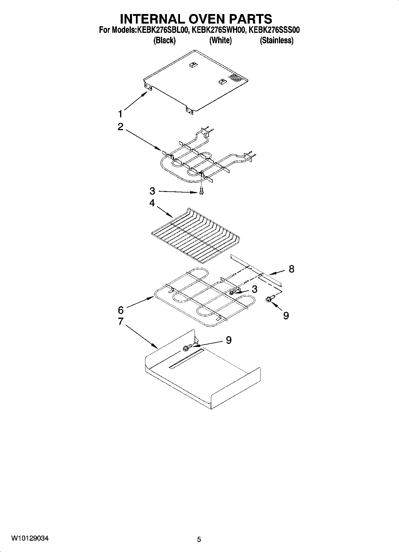 04 - INTERNAL OVEN PARTS