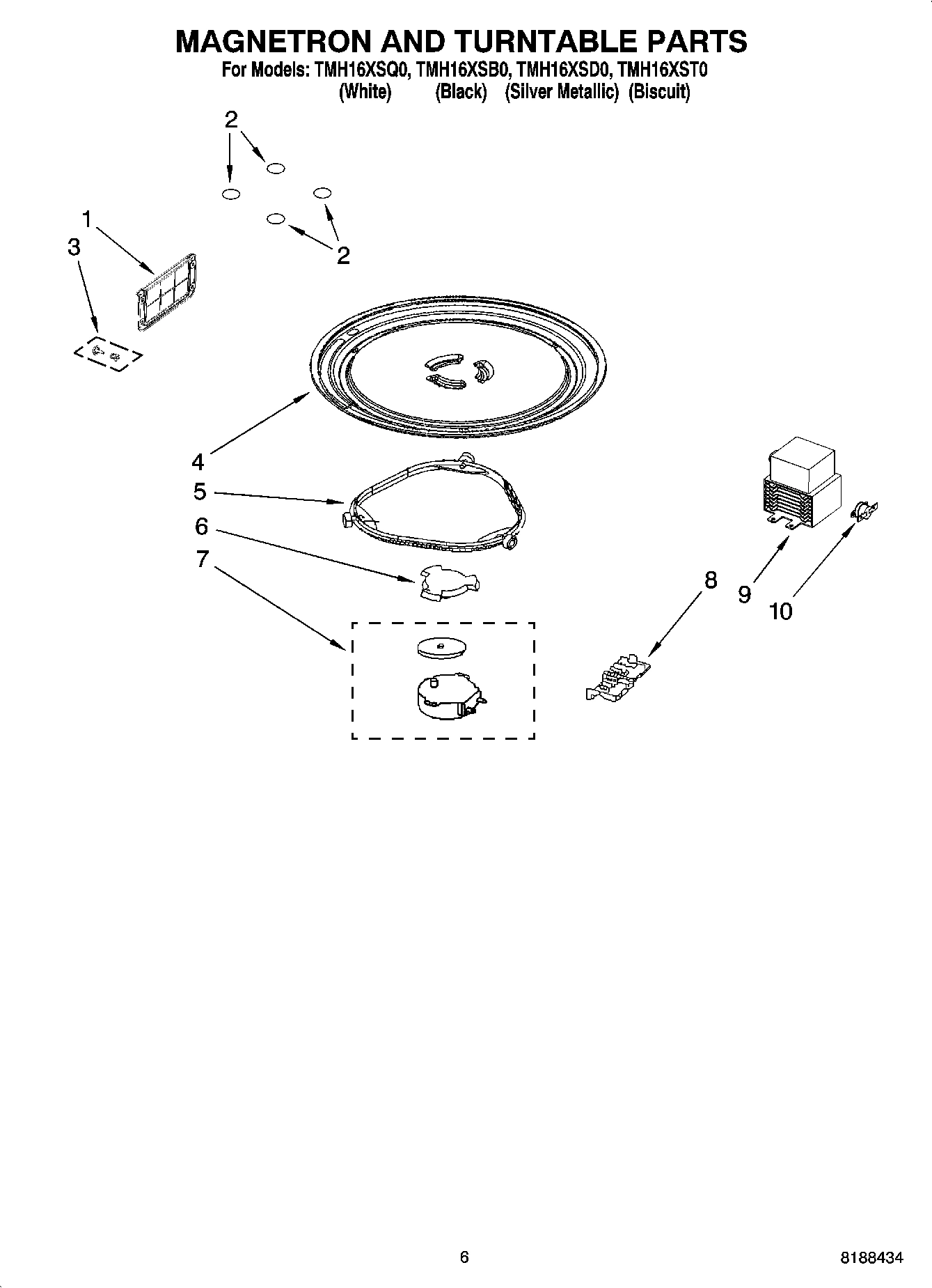 05 - MAGNETRON AND TURNTABLE PARTS