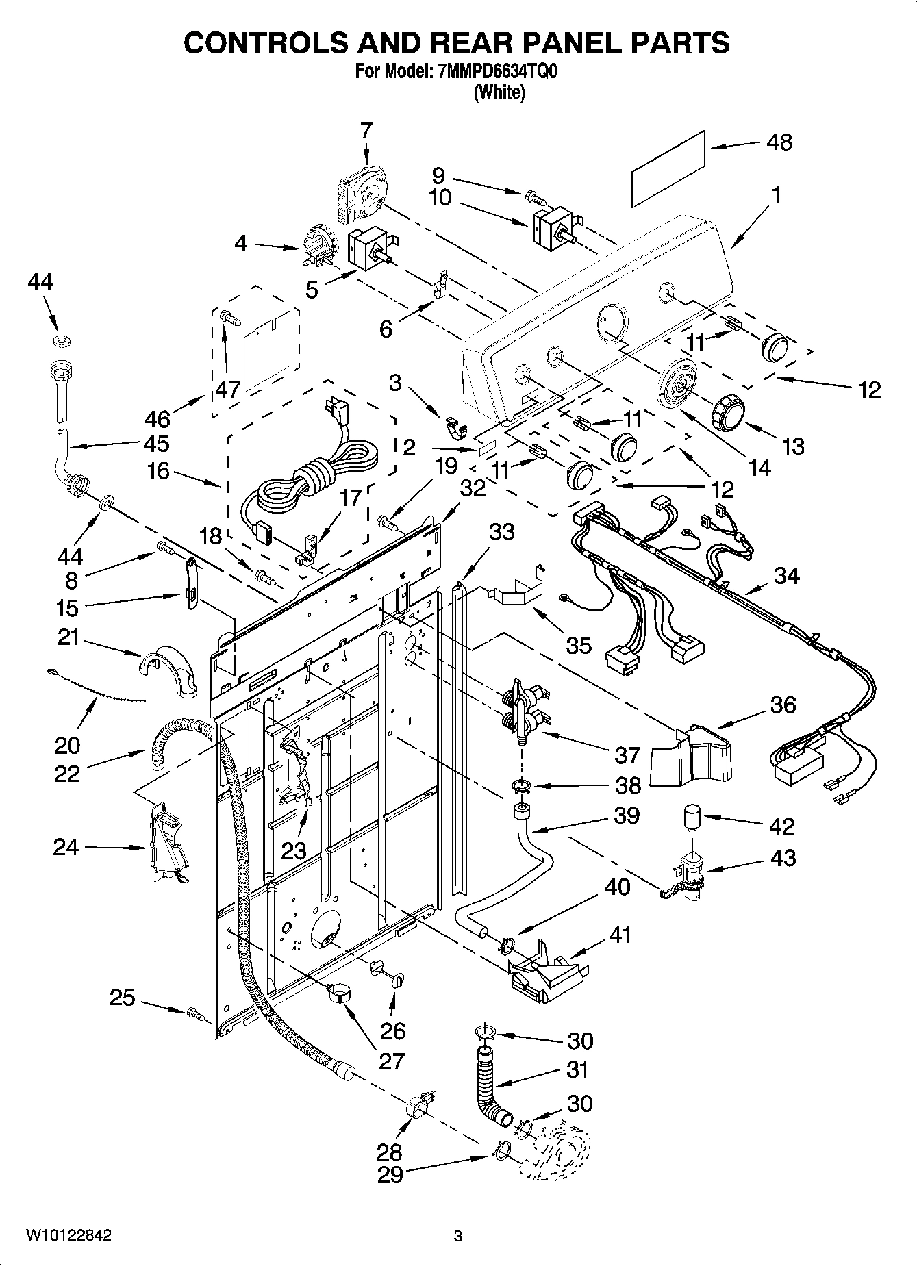 02 - CONTROLS AND REAR PANEL PARTS