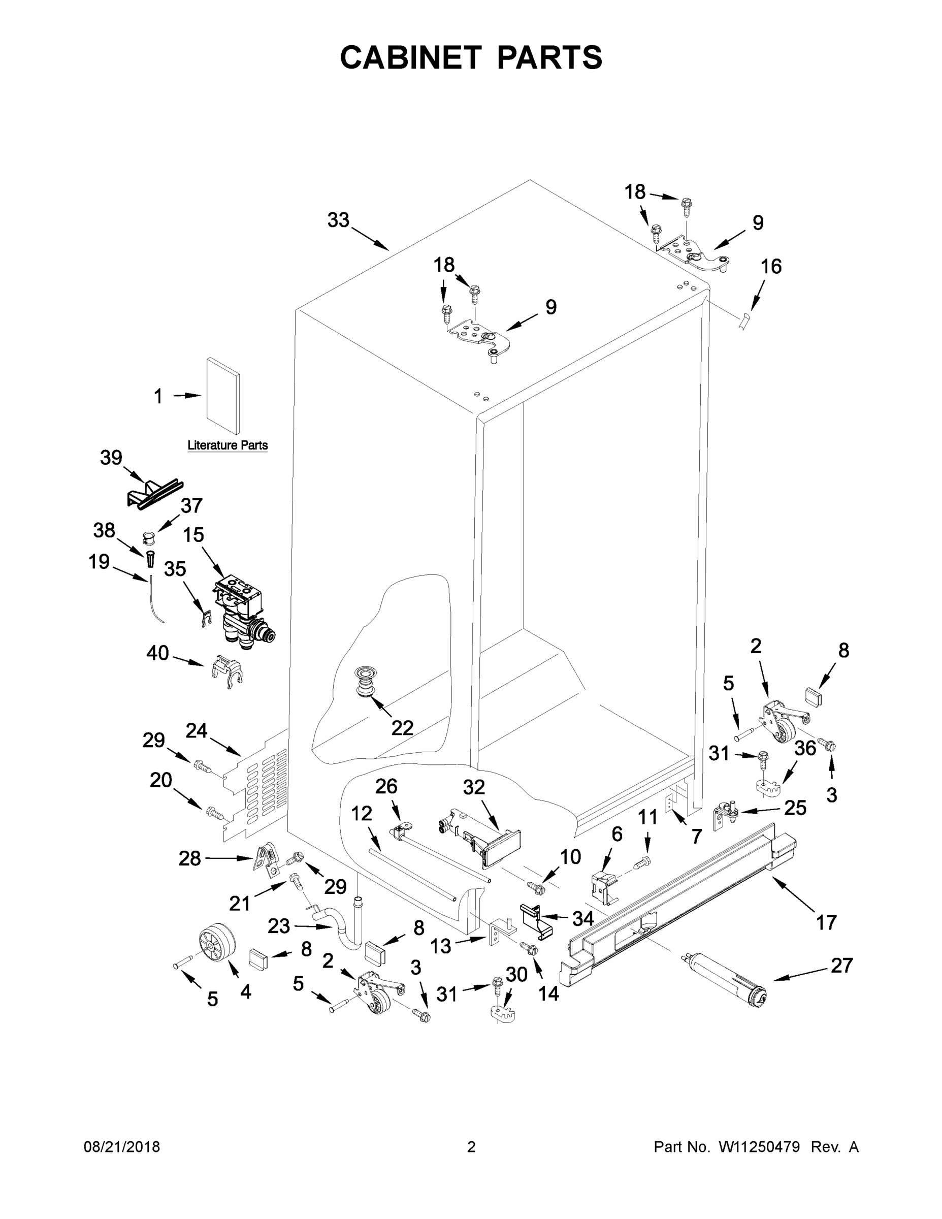 02 - CABINET PARTS